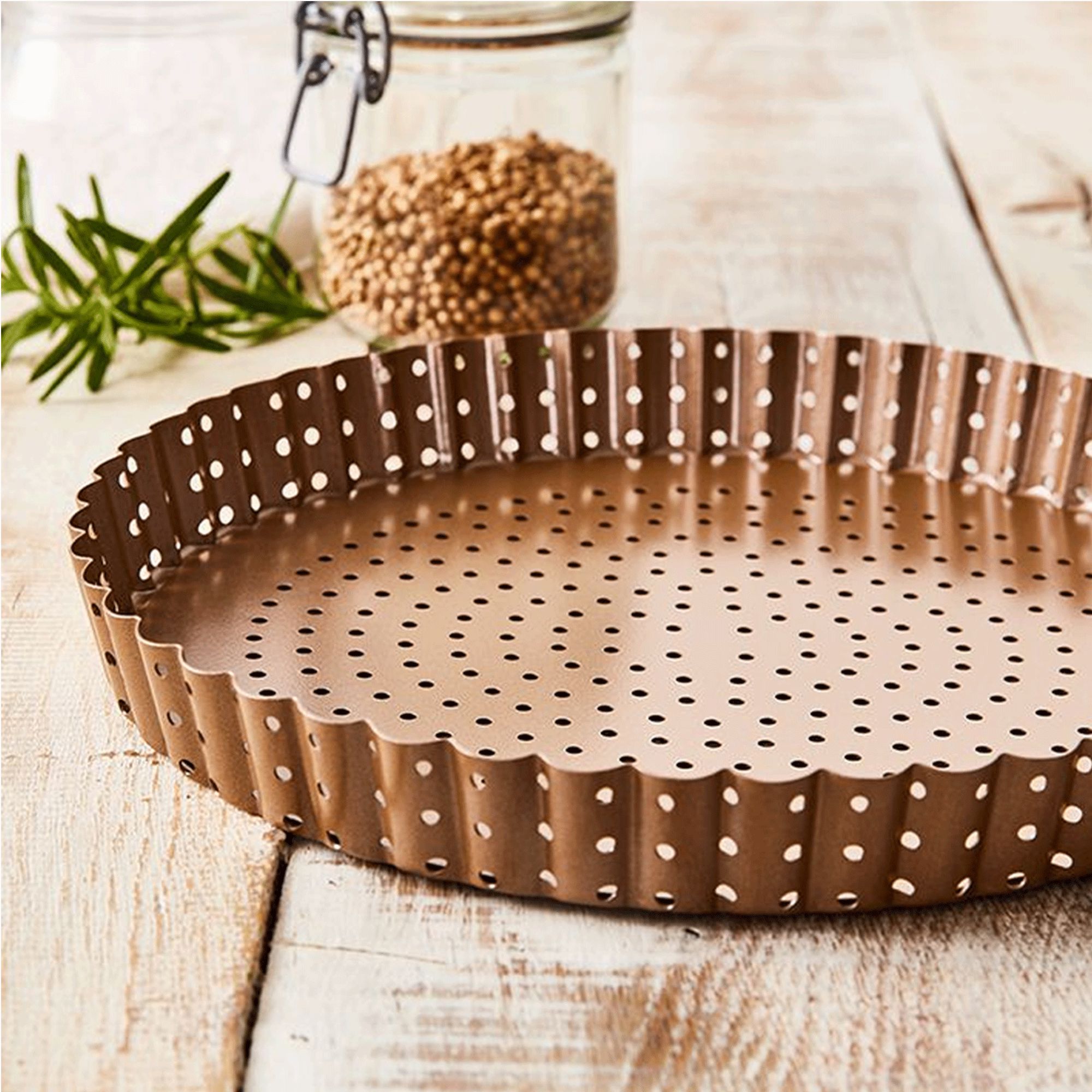 BR Tart pan perforated, with loose bottom 20 cm