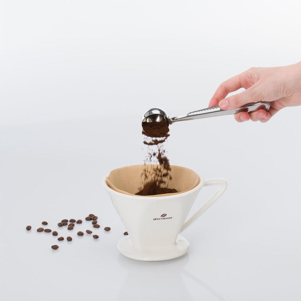 Westmark - Kaffee-Dosierlöffel mit Verschlussklemme