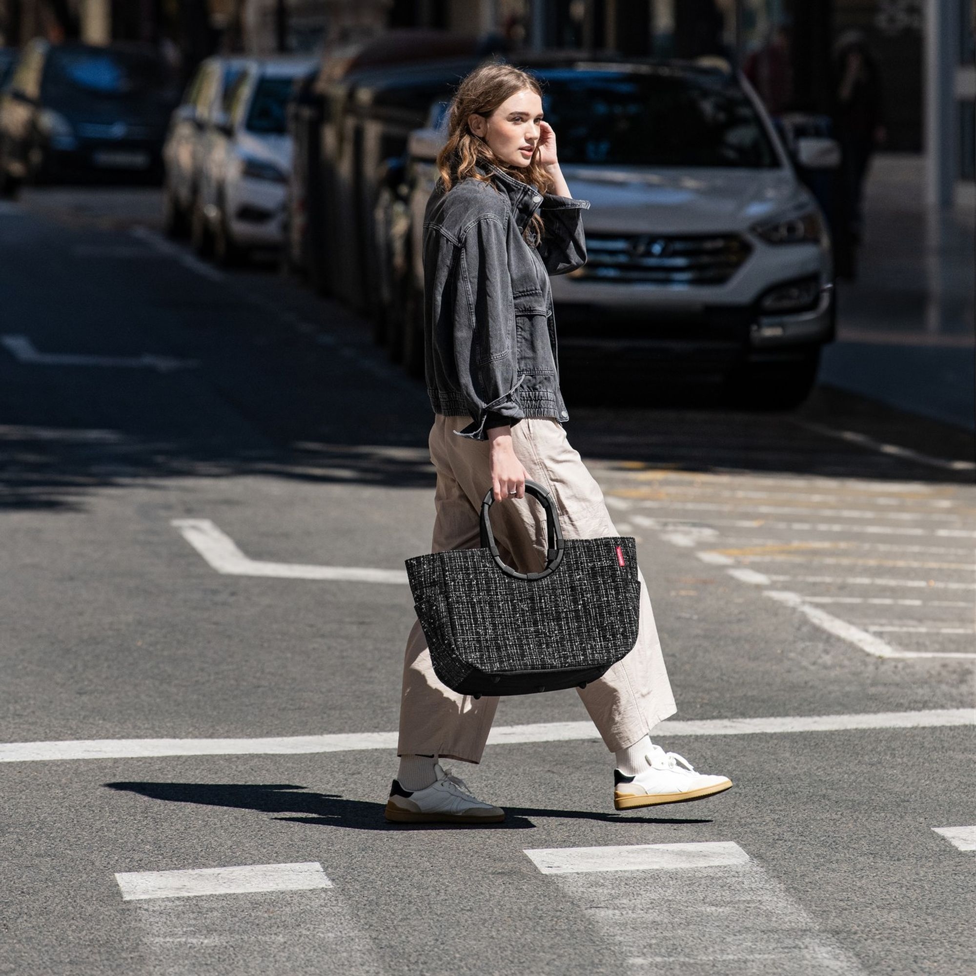 reisenthel - loopshopper L - bouclé black