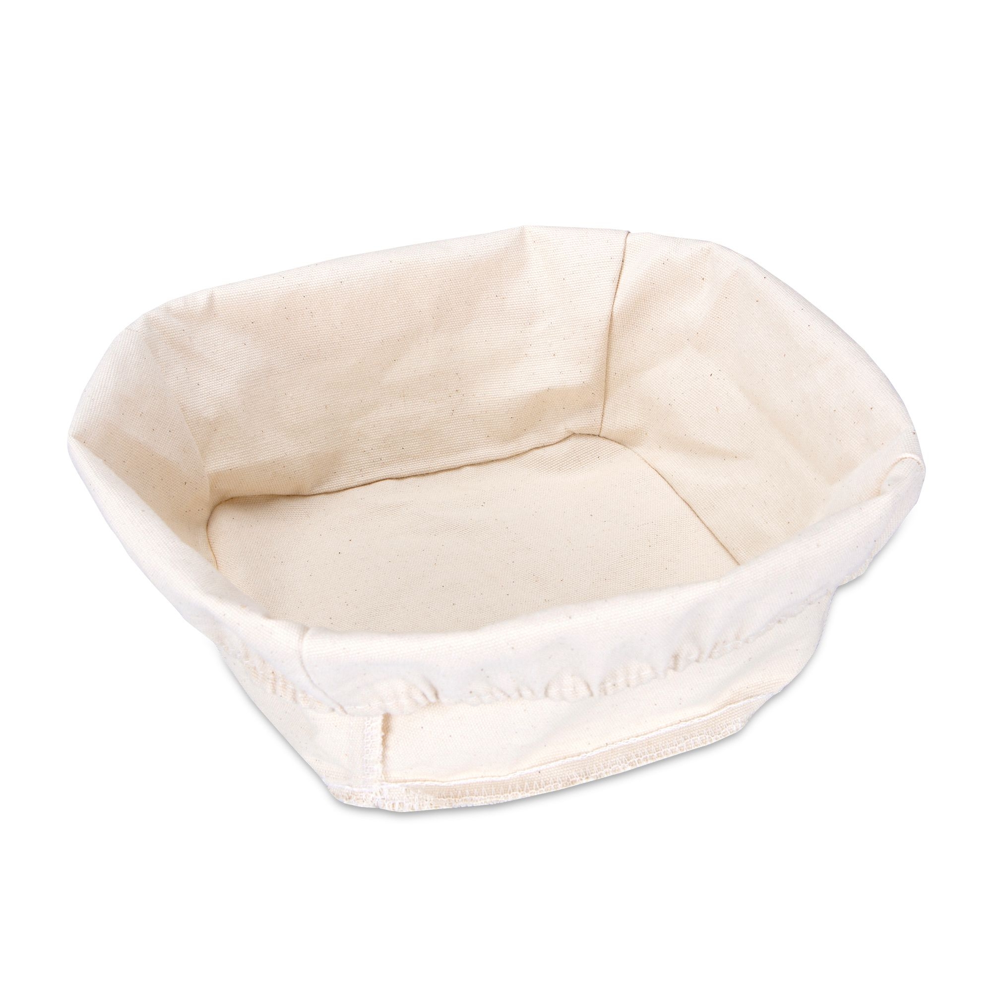 Städter - Gärkorb Quadrat mit Leinenüberzug, Rattan 22 x 22 cm / H 8,5 cm Städter - Gärkorb Quadrat mit Leinenüberzug, Rattan 22 x 22 cm / H 8,5 cm