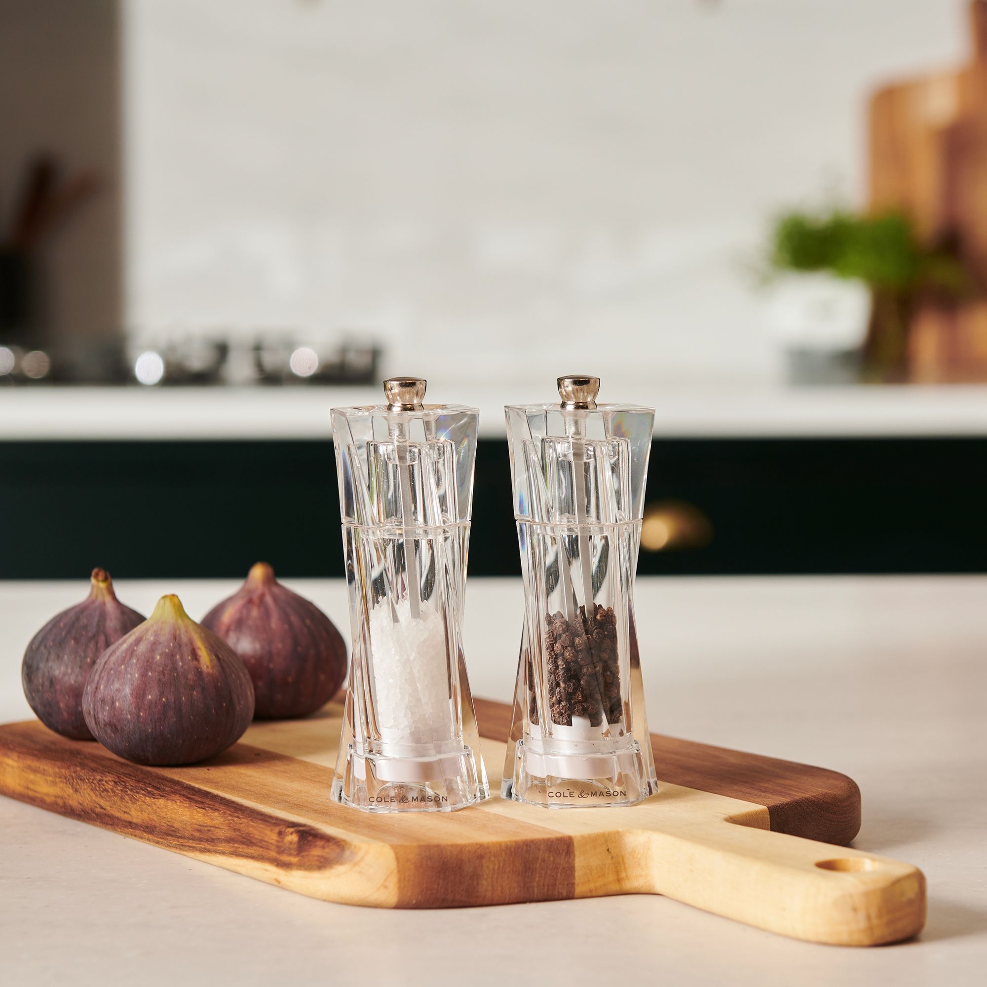 COLE & MASON - Aldeburgh Pepper and Salt Mill Set | Acrylic