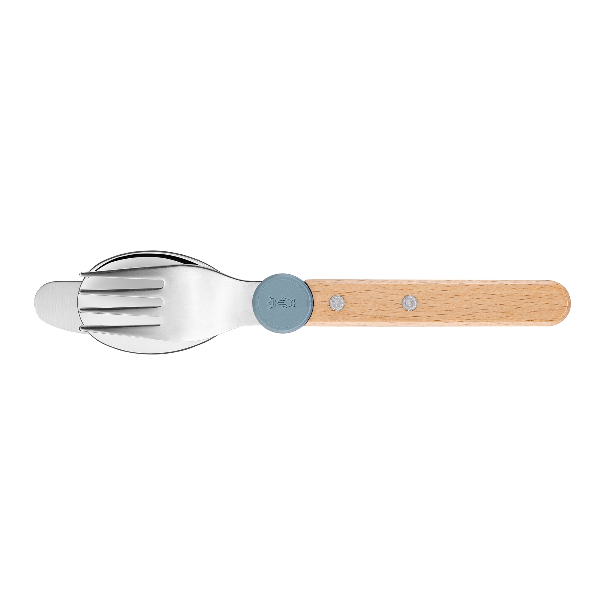 Opinel - Children’s Cutlery Set - LE PETIT GOURMET - rain blue
