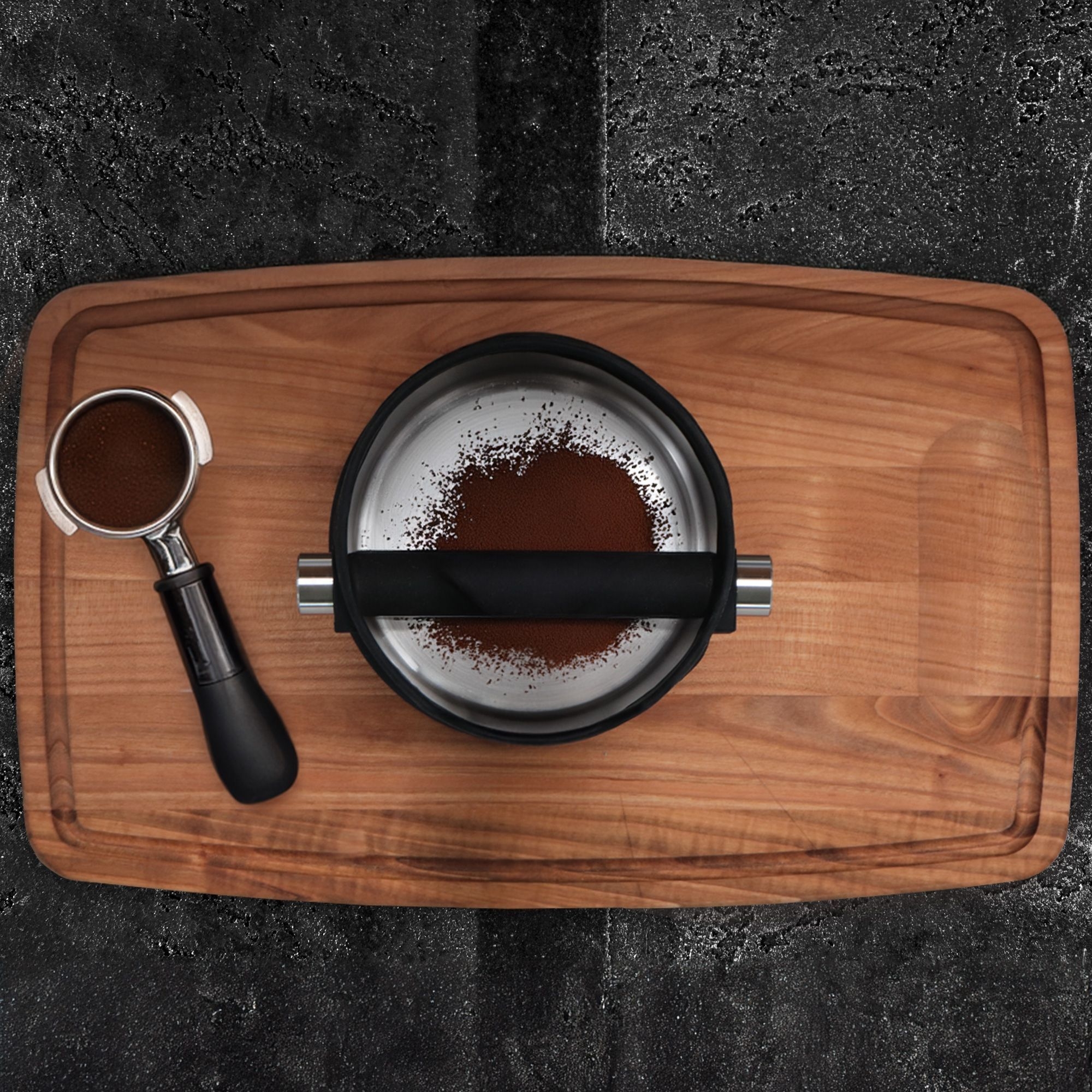 Espresso Knock Box - matt black | Culinaris