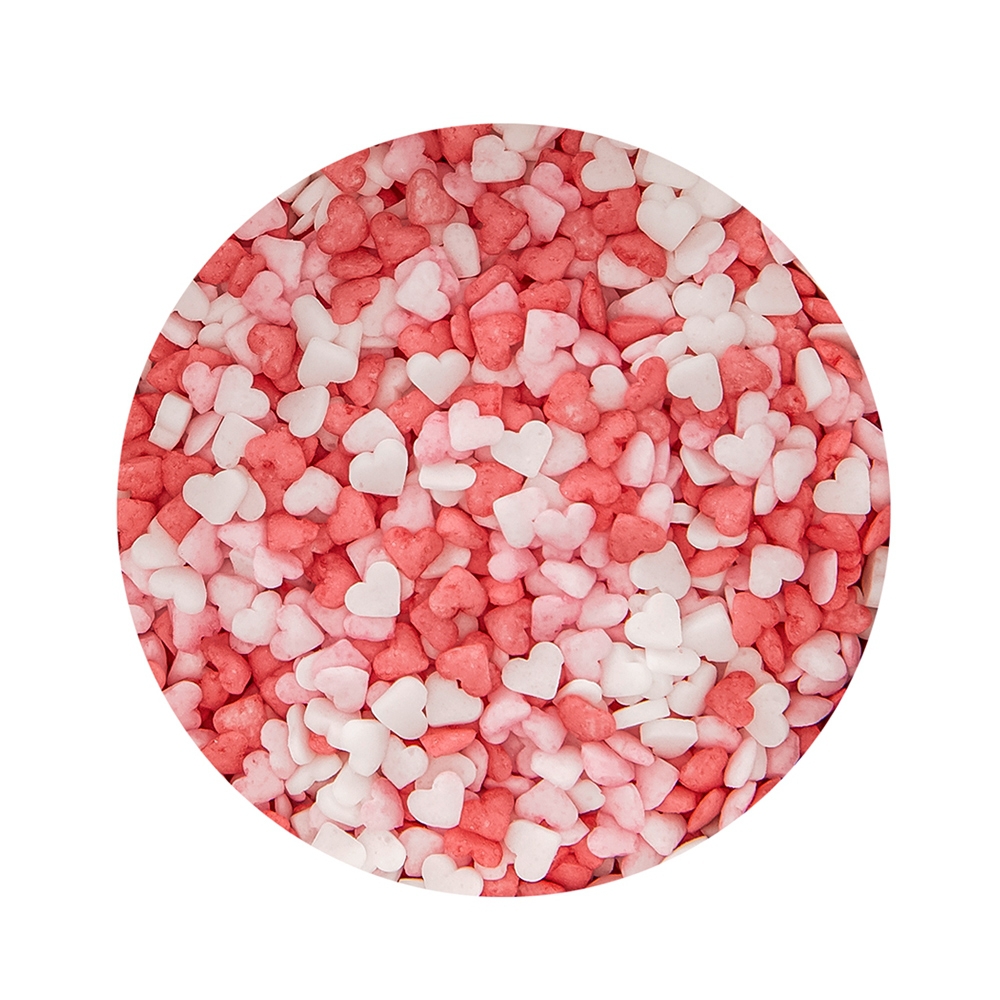 Städter - Edible sprinkle  - Organic Hearts Mini - 3 mm - Sweet Valentine