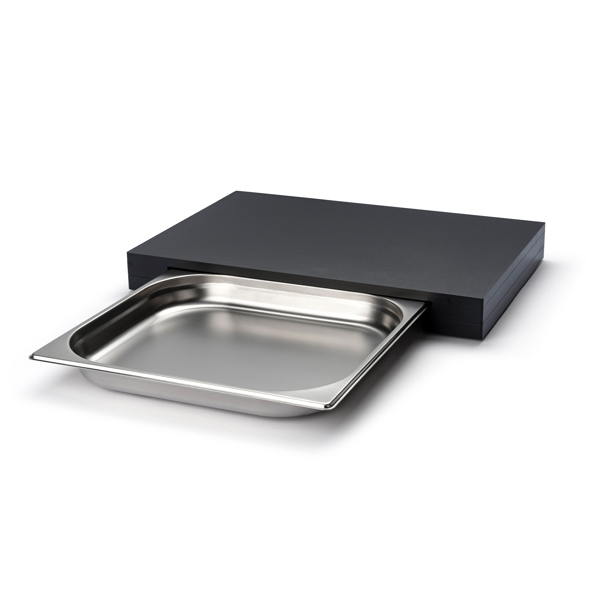 Continenta - Schneidebrett DURACORE mit Edelstahlschublade 48 x 32,5 x 6 cm Continenta - Schneidebrett DURACORE mit Edelstahlschublade 48 x 32,5 x 6 cm
