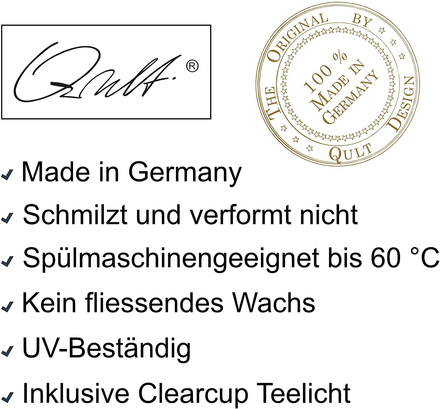 Qult Farluce Moon - Teelichthalter in Kerzenform Ø 12 cm Qult Farluce Moon - Teelichthalter in Kerzenform Ø 12 cm