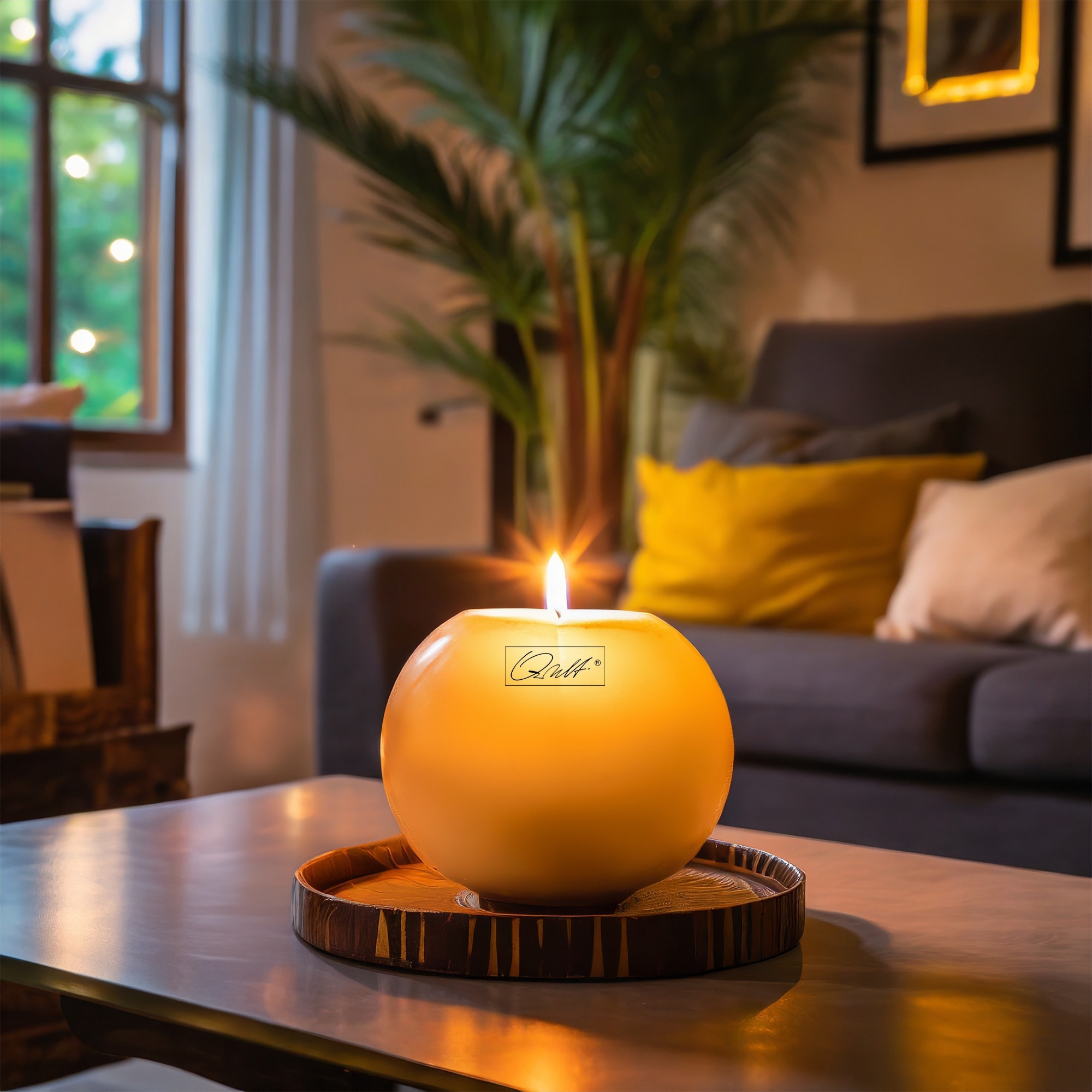 Qult Farluce Moon - Tealight Candle Holder - Ø 8 cm - set of 4