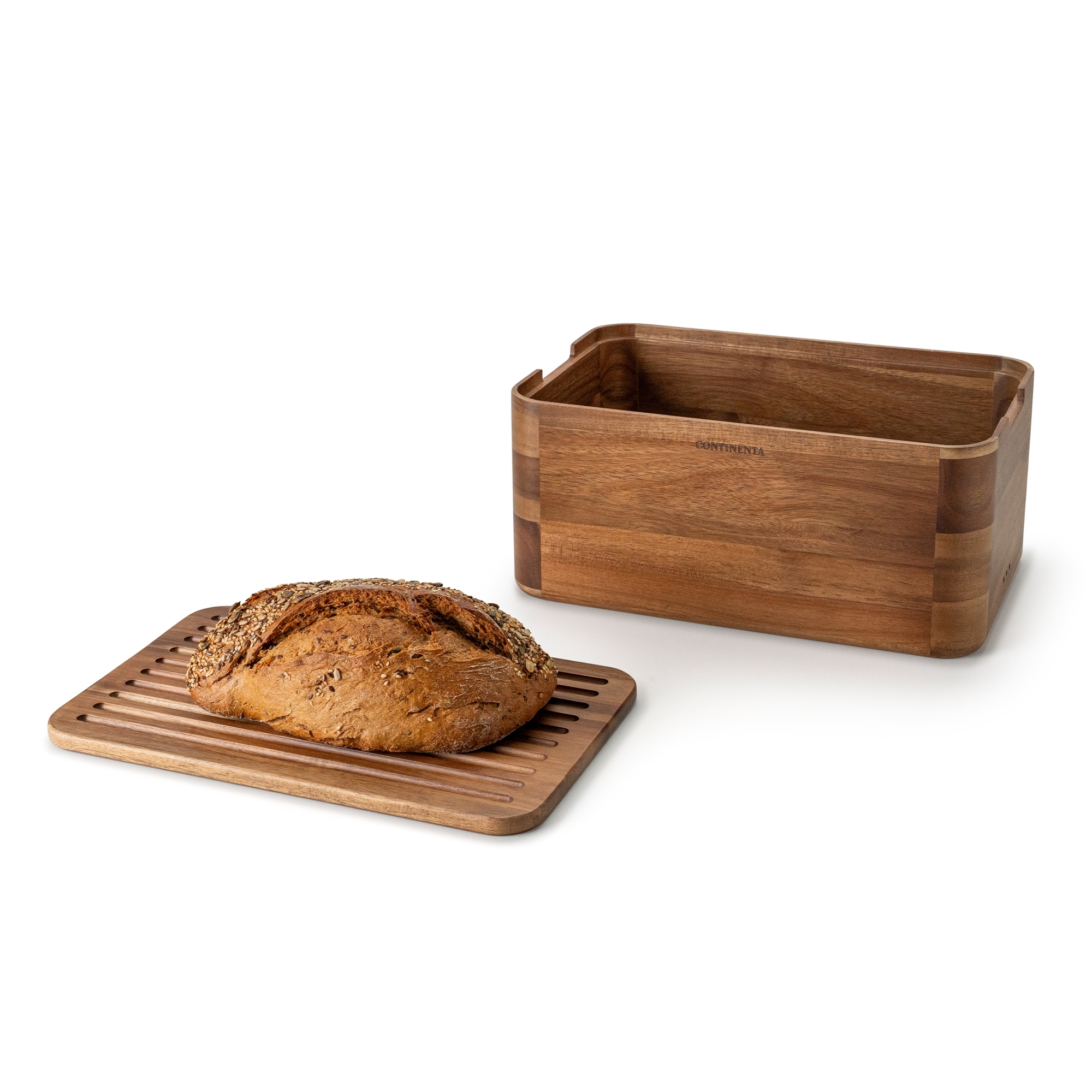 Continenta - Bread Box, 36 x 23 x 16 cm, Acacia