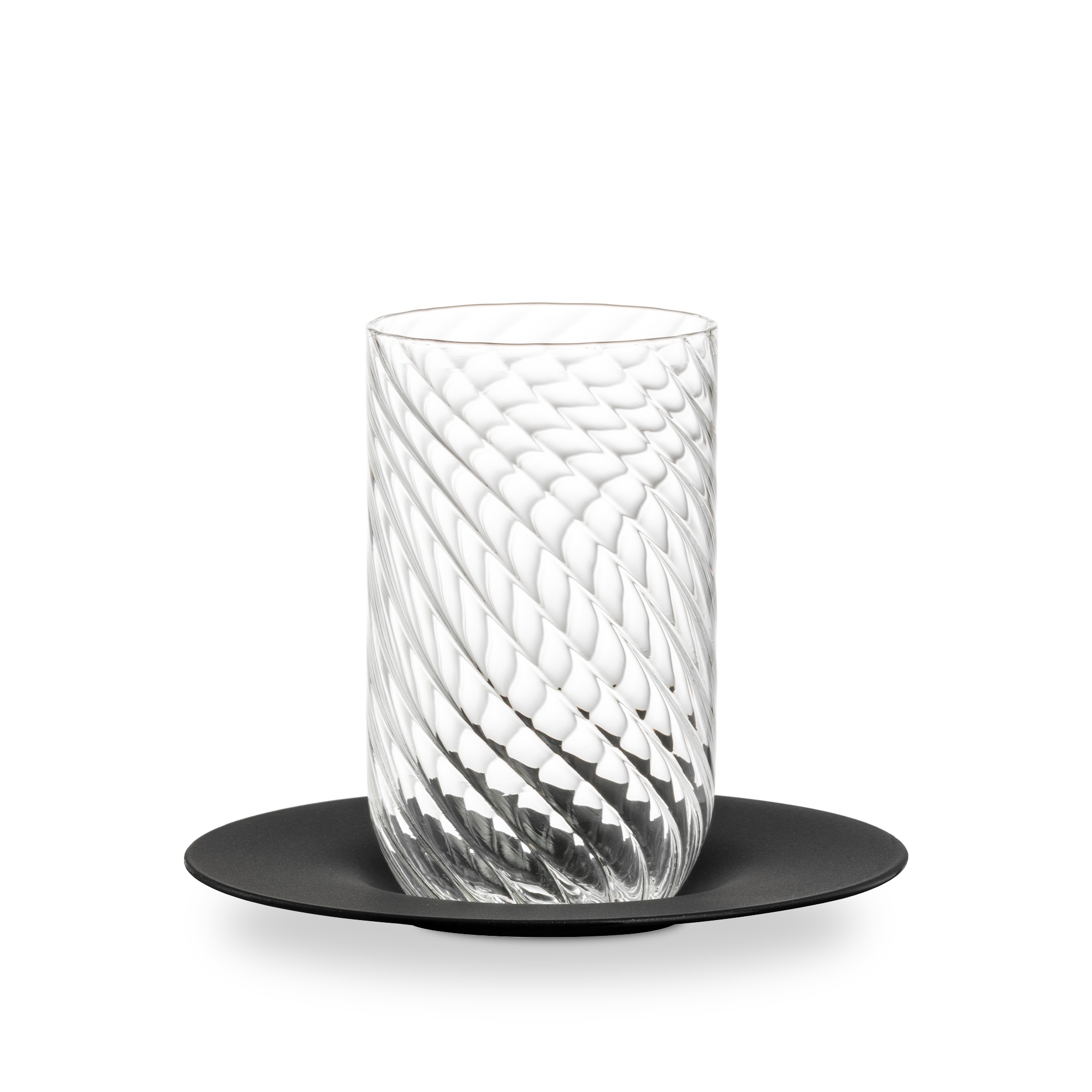 Eisch – TWIST Latte Macchiato-Set, schwarz