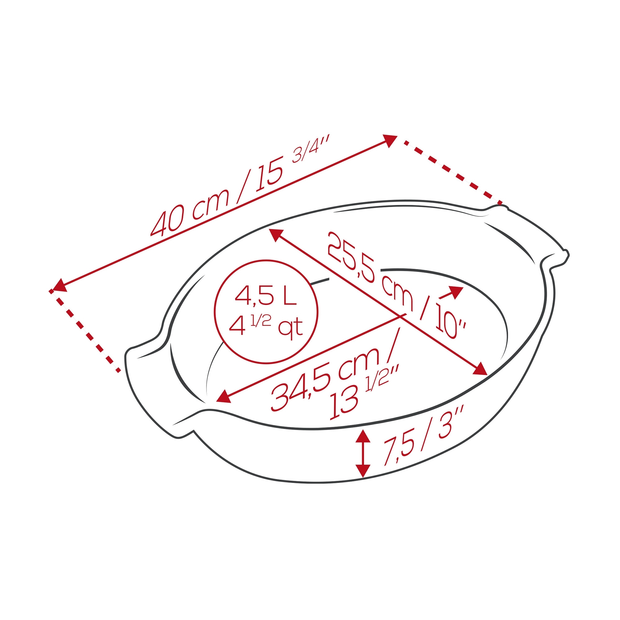 Peugeot Appolia  - Oval Dish Peugeot Appolia  - Oval Dish