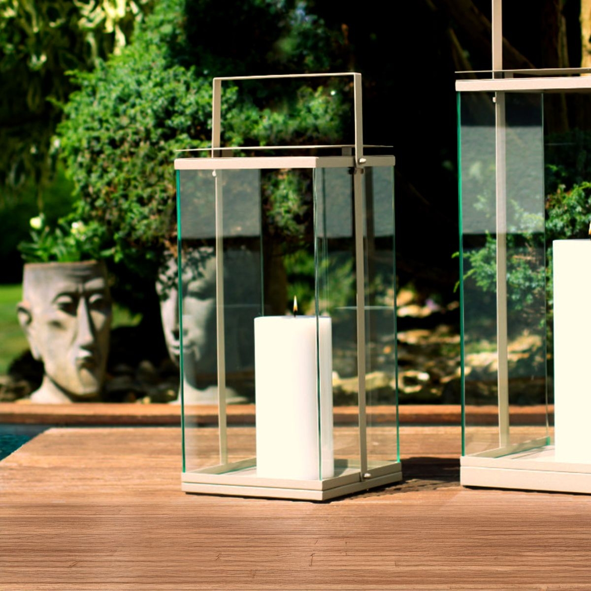 Qult - Lantern HACADO - H 54 cm | Sahara