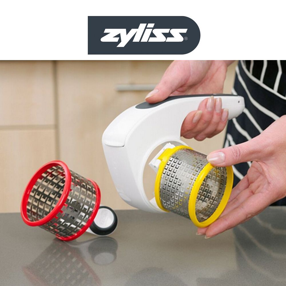 ZYLISS - Rotary Cheese Grater with 2 drums ZYLISS - Rotary Cheese Grater with 2 drums