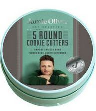 Jamie Oliver - Cookie cutter fluted round - set of 5 in tin