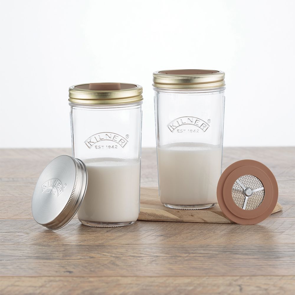 Kilner - Nussgetränke-Set - 2 x 500 ml