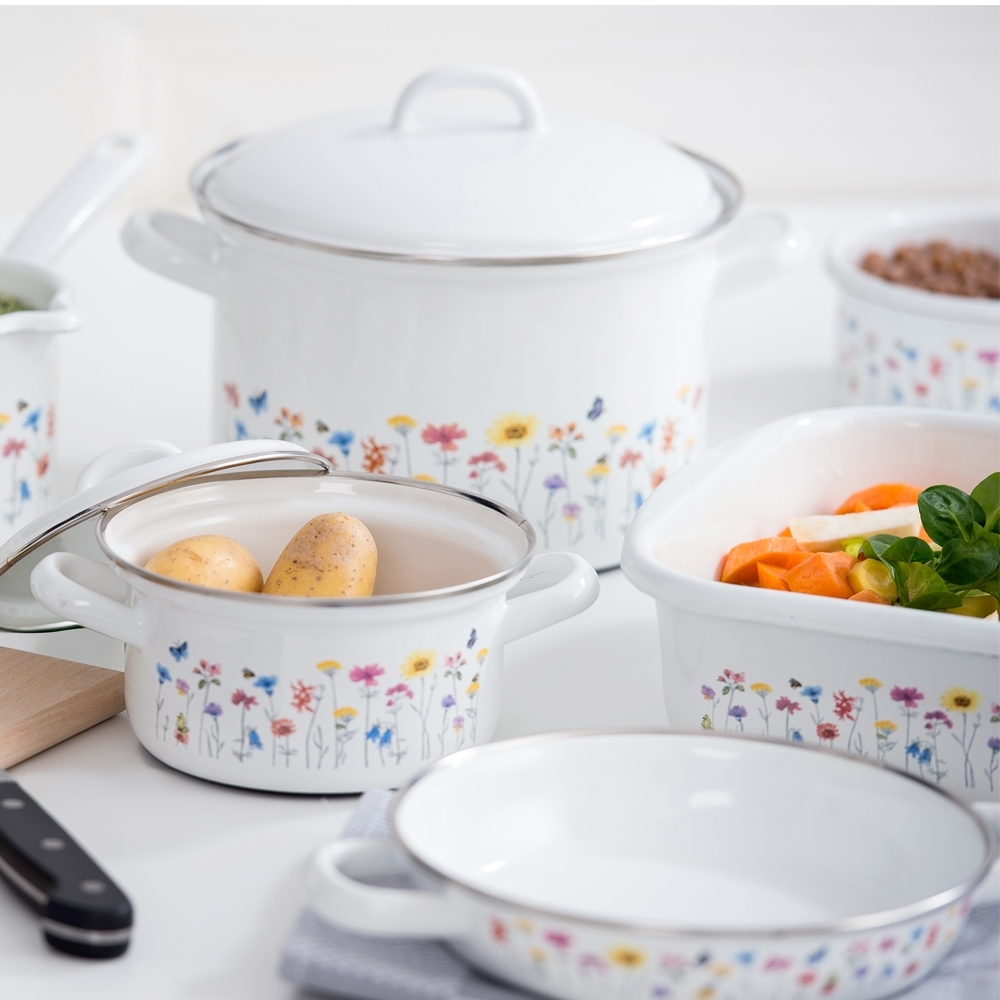 Riess special decor - FLORA -  casserole with lid Riess special decor - FLORA -  casserole with lid