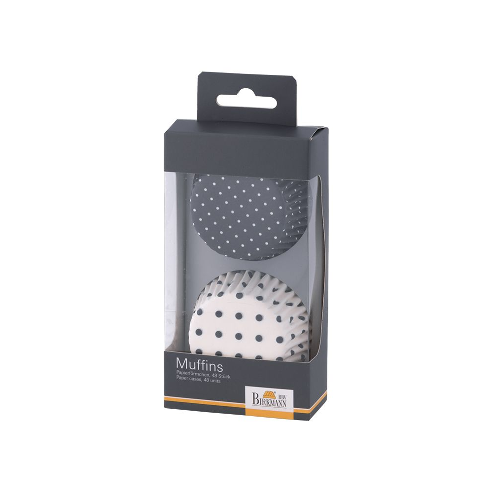 BR Color Splash Cupcake Liners, Gray