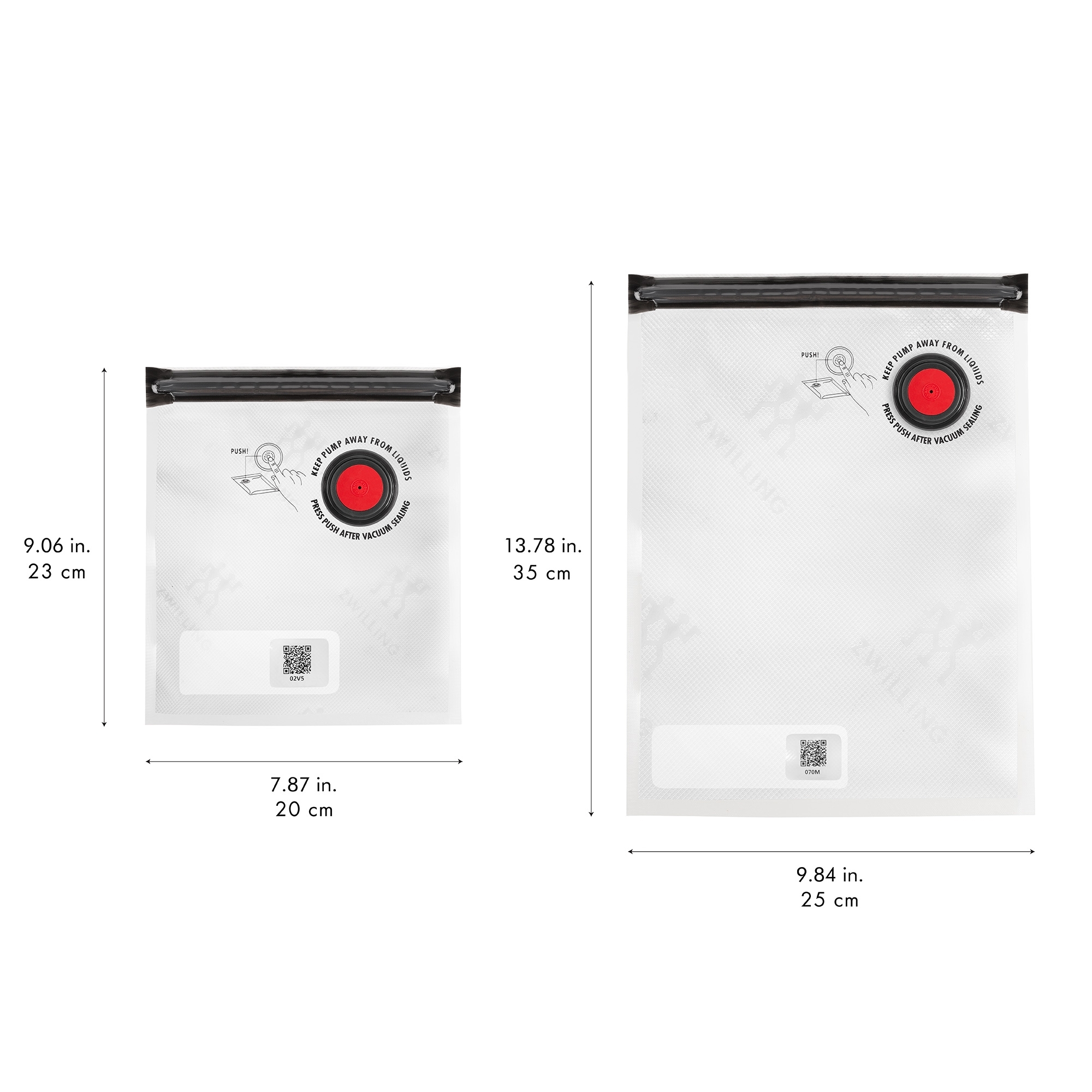 ZWILLING - Vakuum Starter Set / M/L | FRESH & SAVE | 9-tlg. | Borosilikatglas