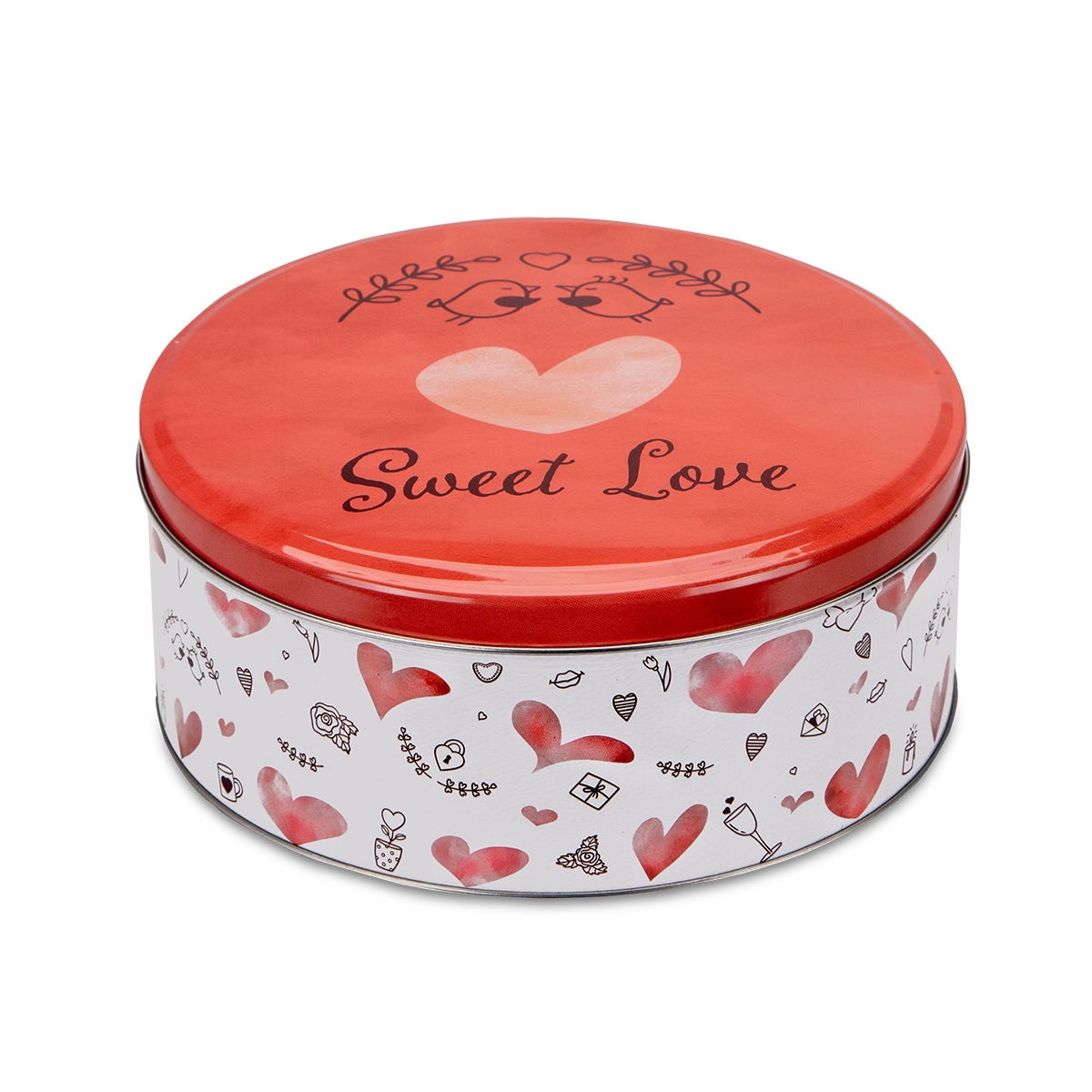 Städter - Plätzchendose - Sweet Love - Bunt - verschiedene Größen und Formen