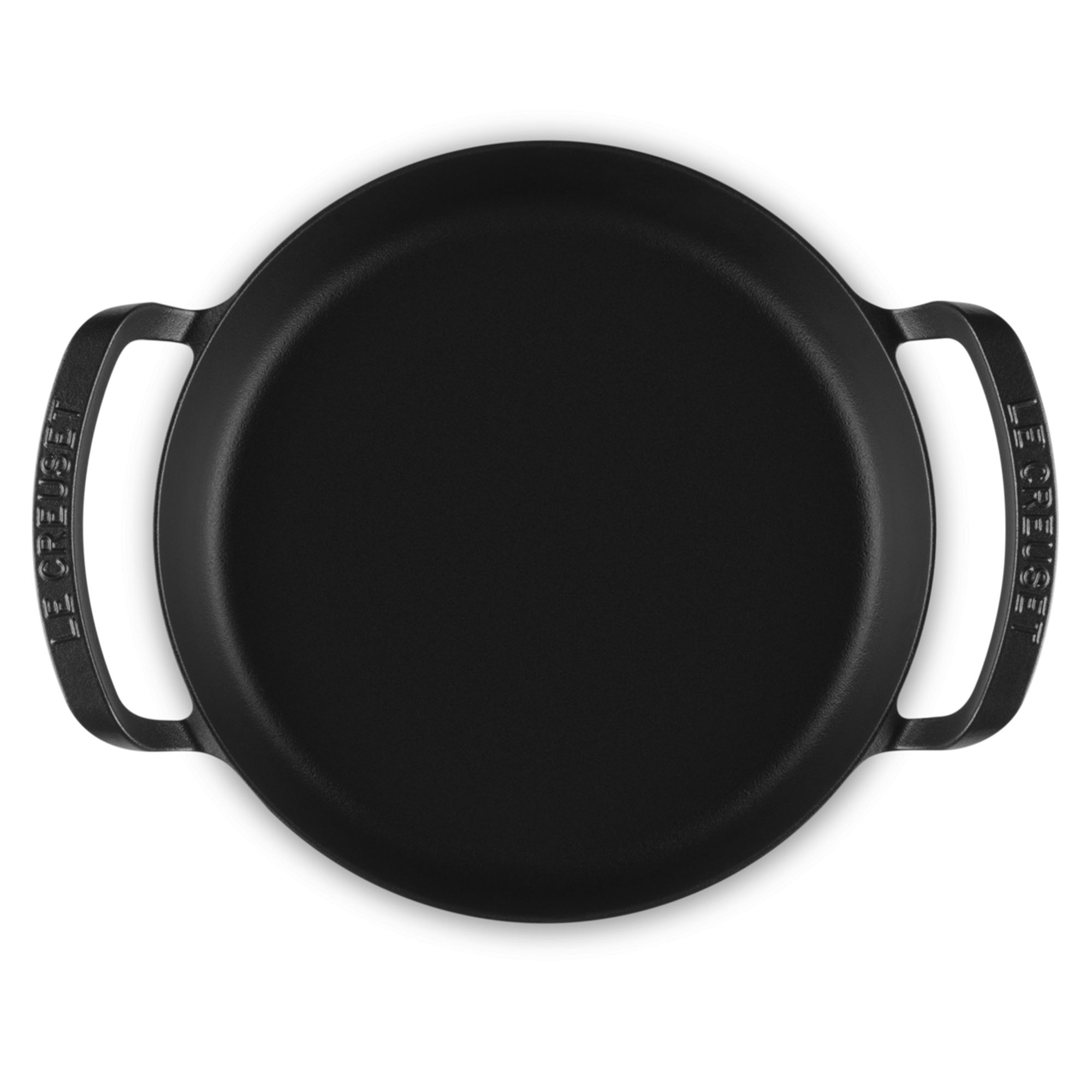 Le Creuset - Grill pan round 28 cm - black matt - BBQ Outdoor