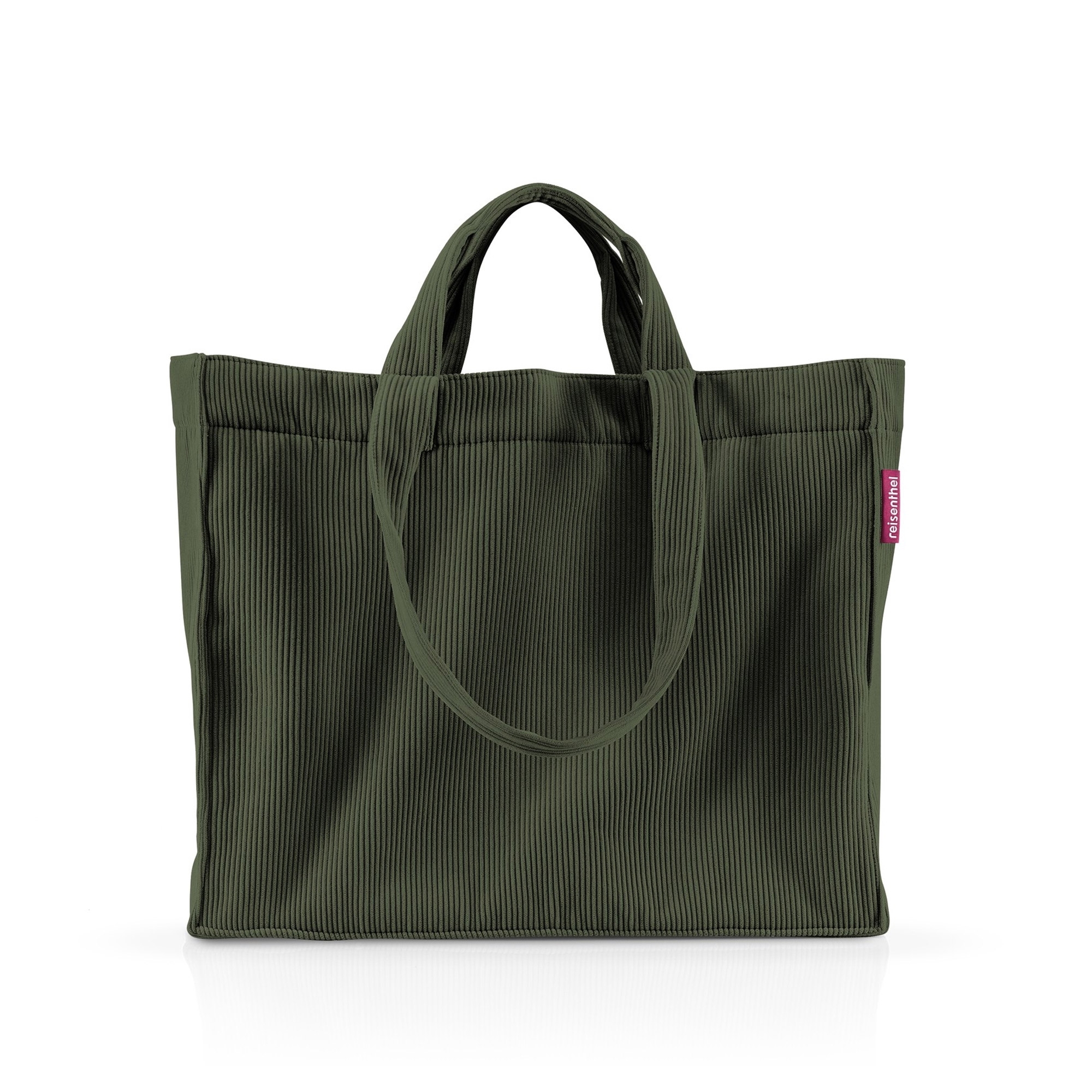 reisenthel - softshopper - cord dark matcha