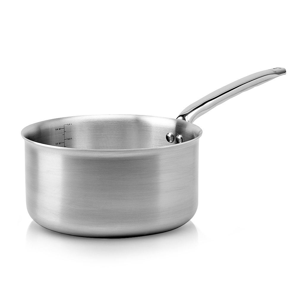 De Buyer Affinity Stainless Steel Conical Saute Pan 24cm