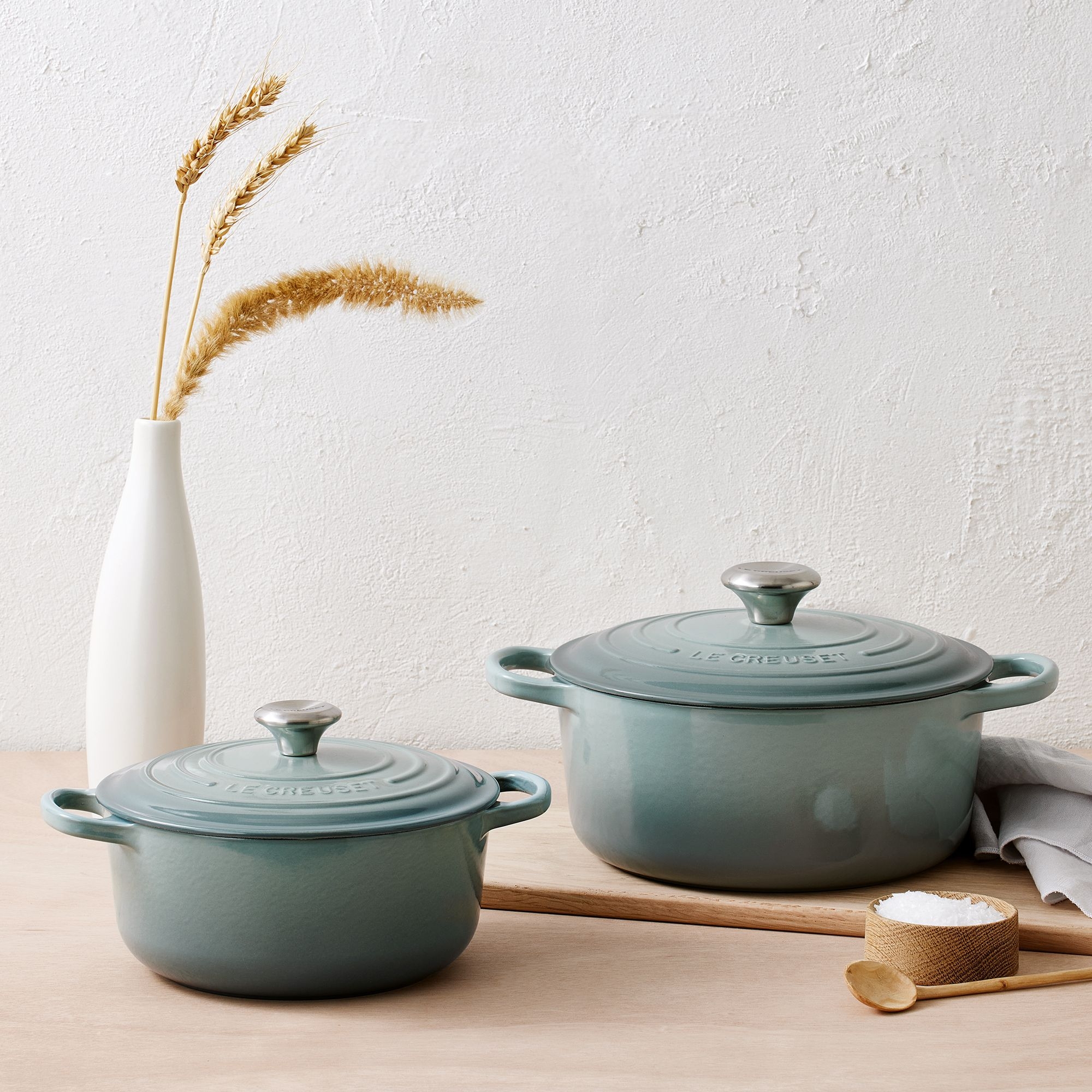 Le Creuset - Signature Round Casserole - Sea Salt - 20 cm