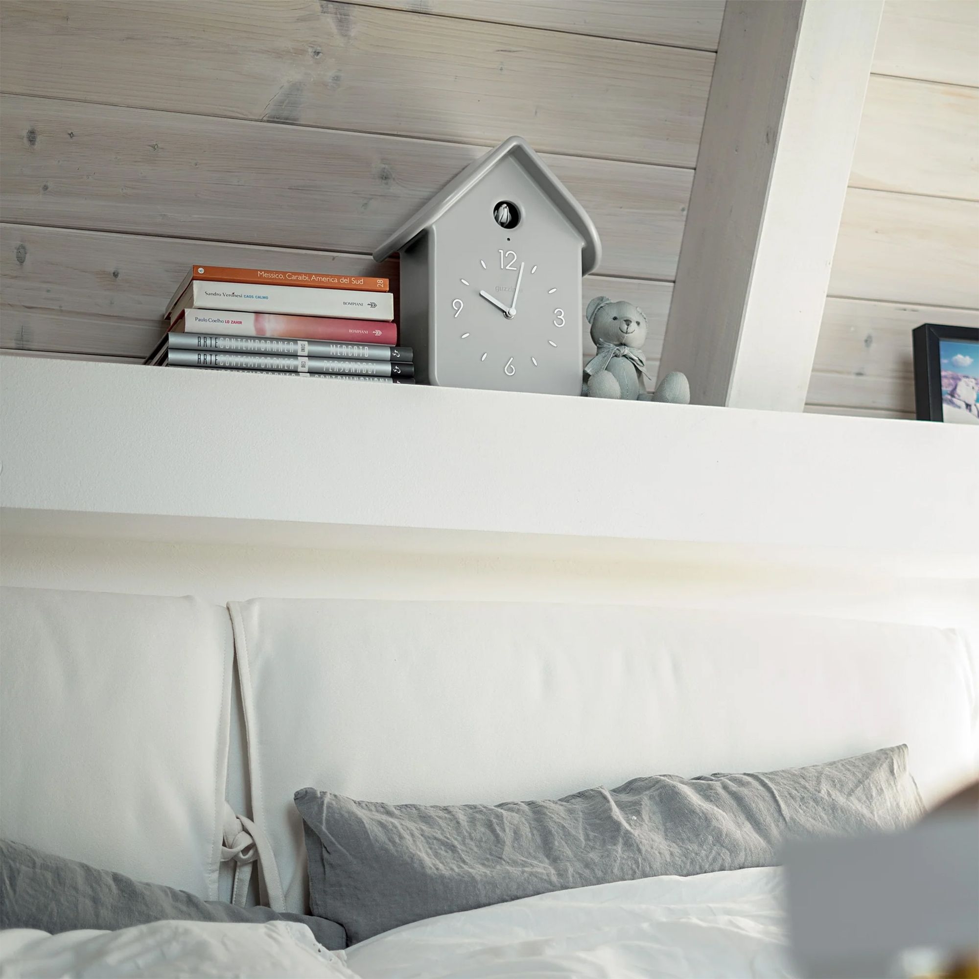 Guzzini - Cuckoo clock QQ HOME - Light grey Guzzini - Cuckoo clock QQ HOME - Light grey