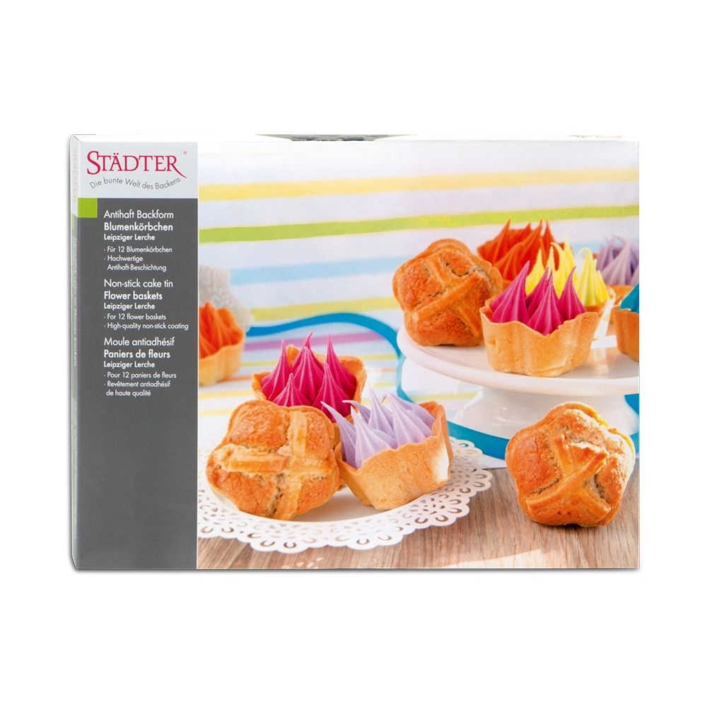Städter - Backblech Blumenkörbchen / Leipziger Lerche Städter - Backblech Blumenkörbchen / Leipziger Lerche