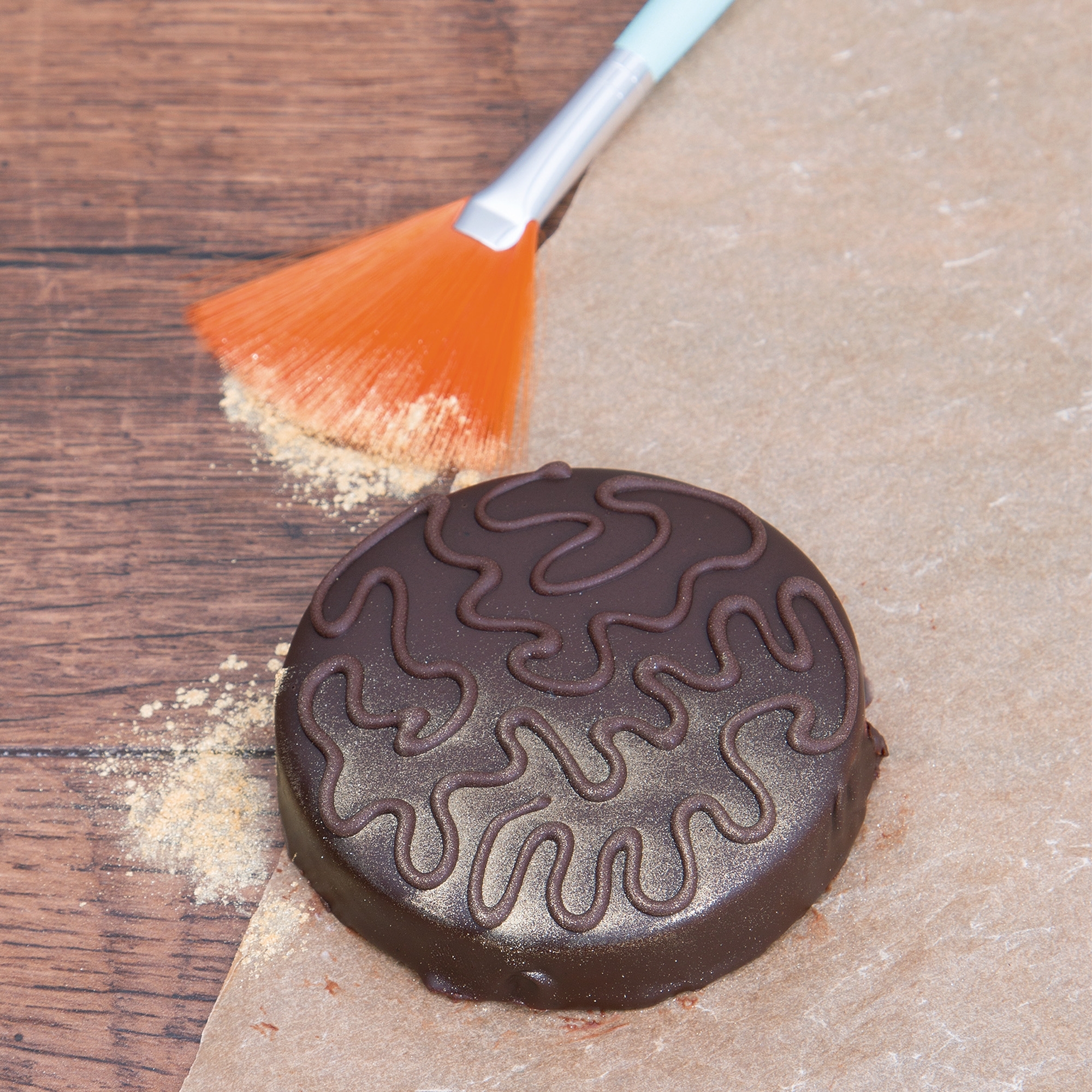 Städter - Brush for food colouring - fanned - size 12 - light blue