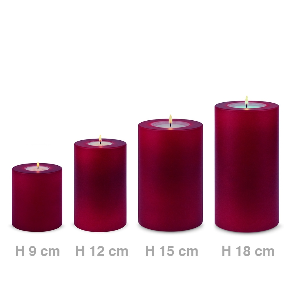 Qult Farluce Trend - Teelichthalter in Kerzenform - Merlot Red Qult Farluce Trend - Teelichthalter in Kerzenform - Merlot Red