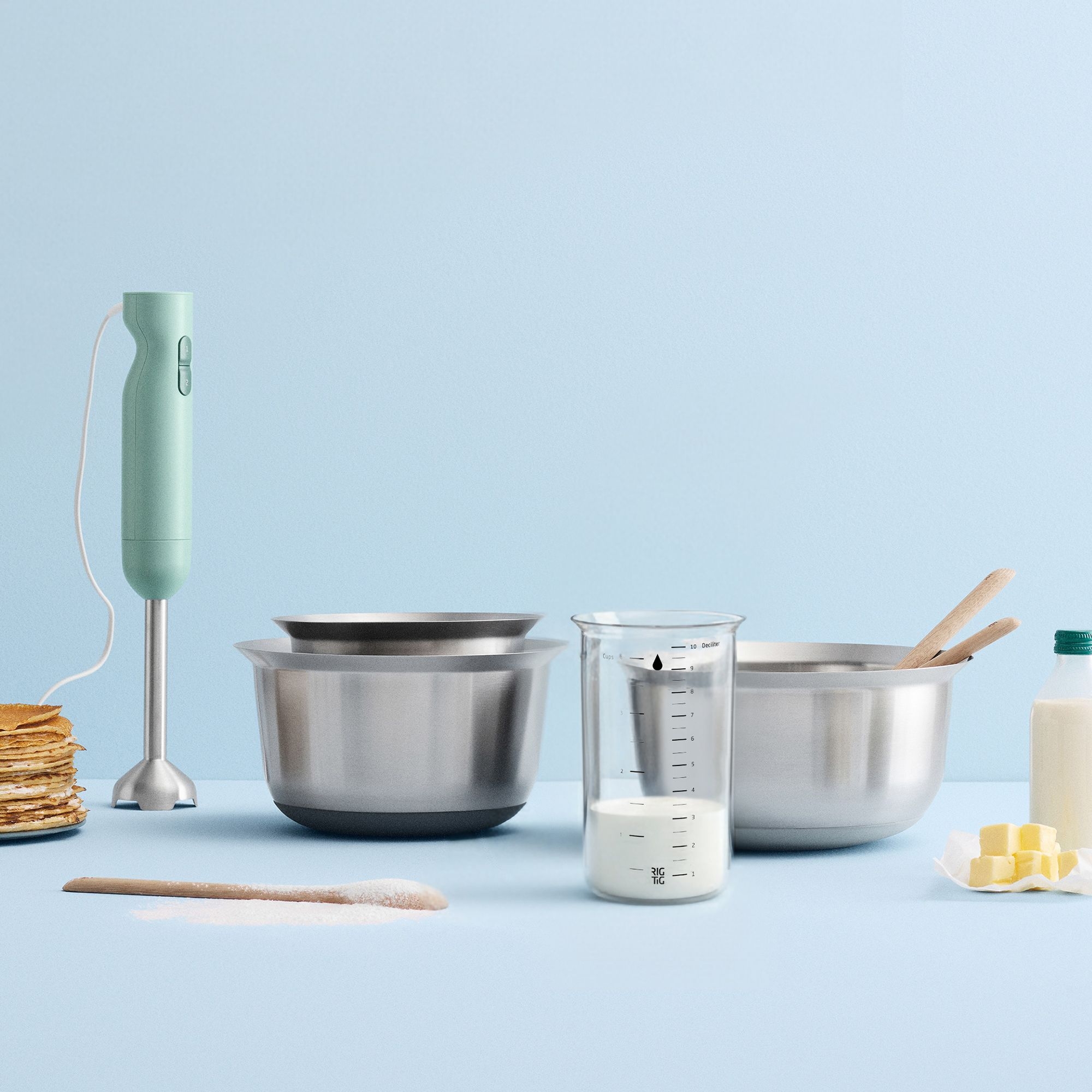 RIG-TIG - measuring jug - MIX-IT - 1 Litre - Borosilicate