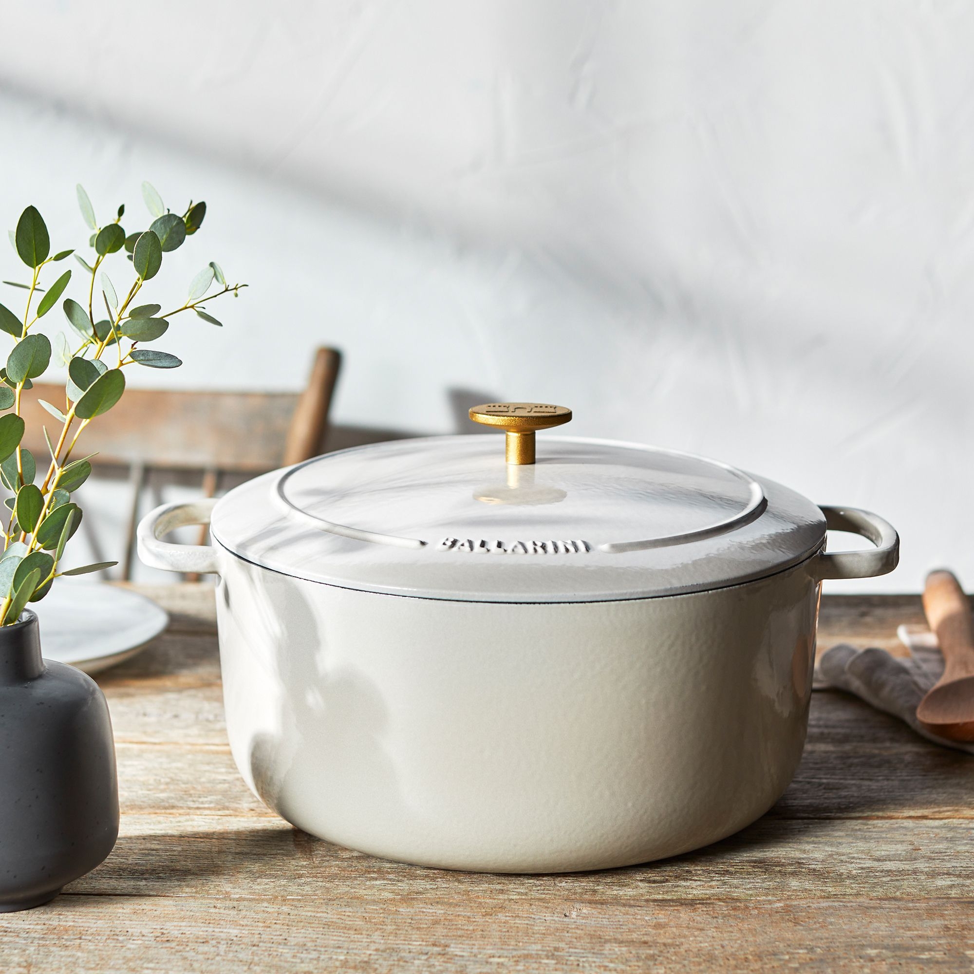 BALLARINI - Cocotte | Bellamonte | rund | 20 cm | Elfenbein BALLARINI - Cocotte | Bellamonte | rund | 20 cm | Elfenbein