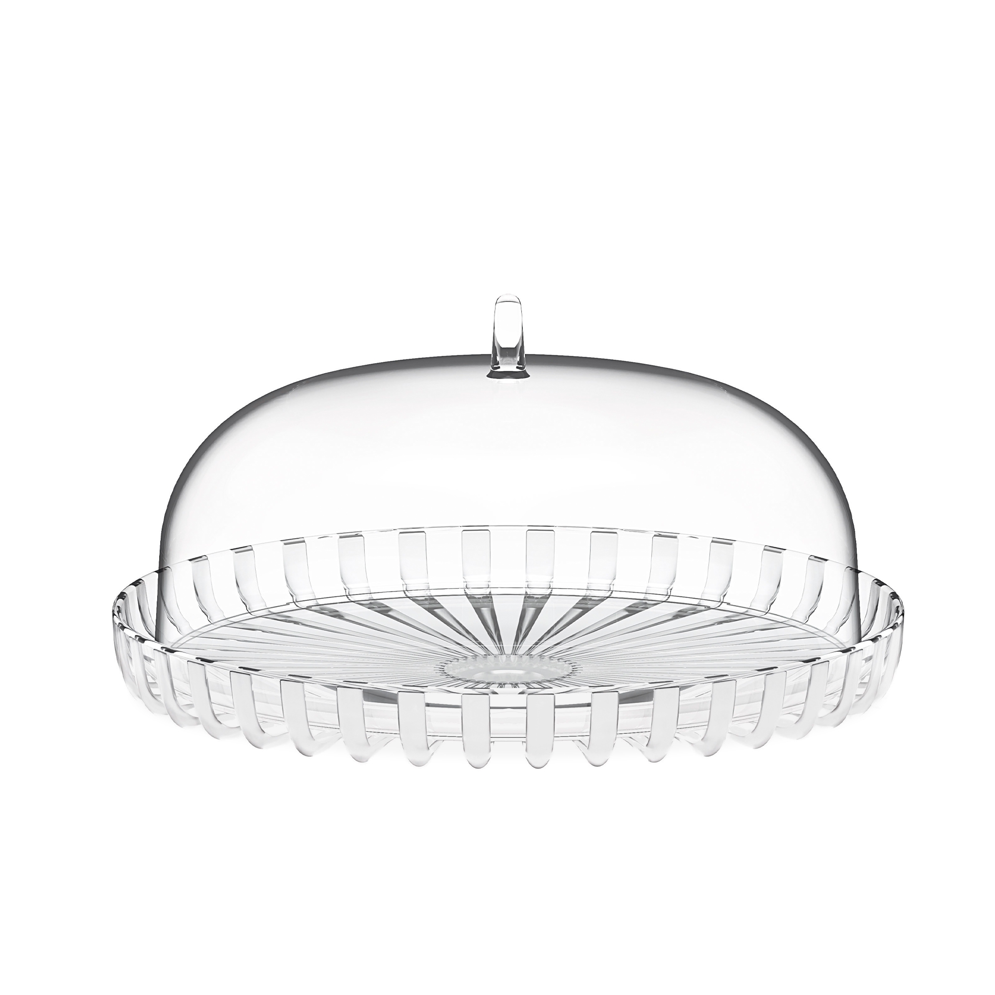 Guzzini - Cake Plate with Dome "Dolce Vita" white Guzzini - Cake Plate with Dome "Dolce Vita" white