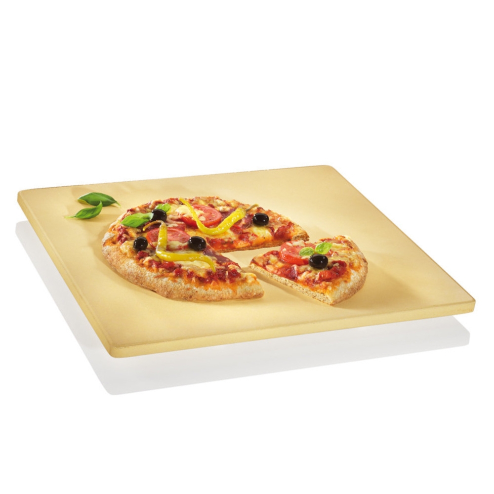 Küchenprofi - Pizza Stein rechteckig m. Fuß