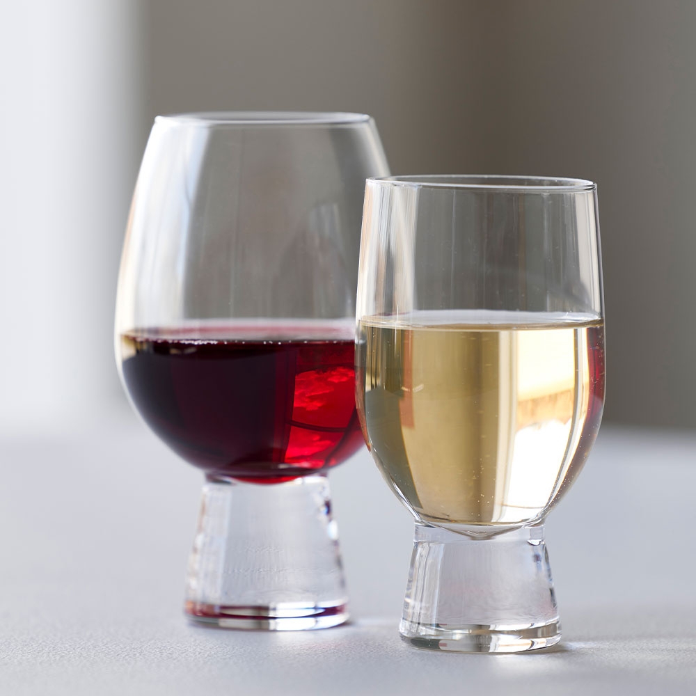 Bitz - Red wine glass - 2 pcs - 450 ml - clear