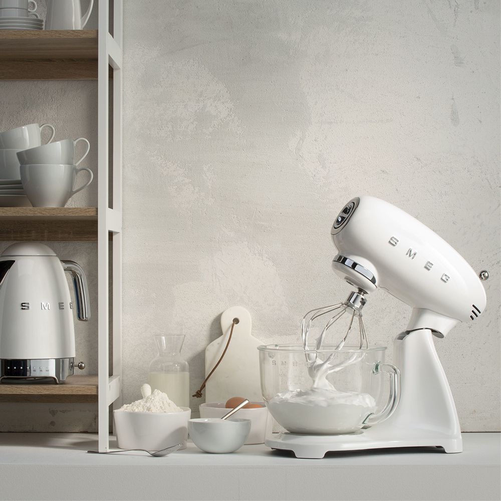 Smeg - Küchenmaschine - Designlinie Stil Der 50° Jahre - Weiß