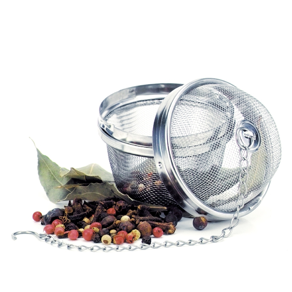 Städter - Tea and spice ball - ø 6,5 cm with chain