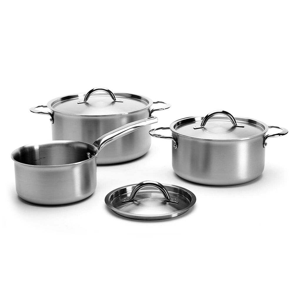 de Buyer - Set of 6 pieces Stainless steel stewpan - ALCHIMY de Buyer - Set of 6 pieces Stainless steel stewpan - ALCHIMY