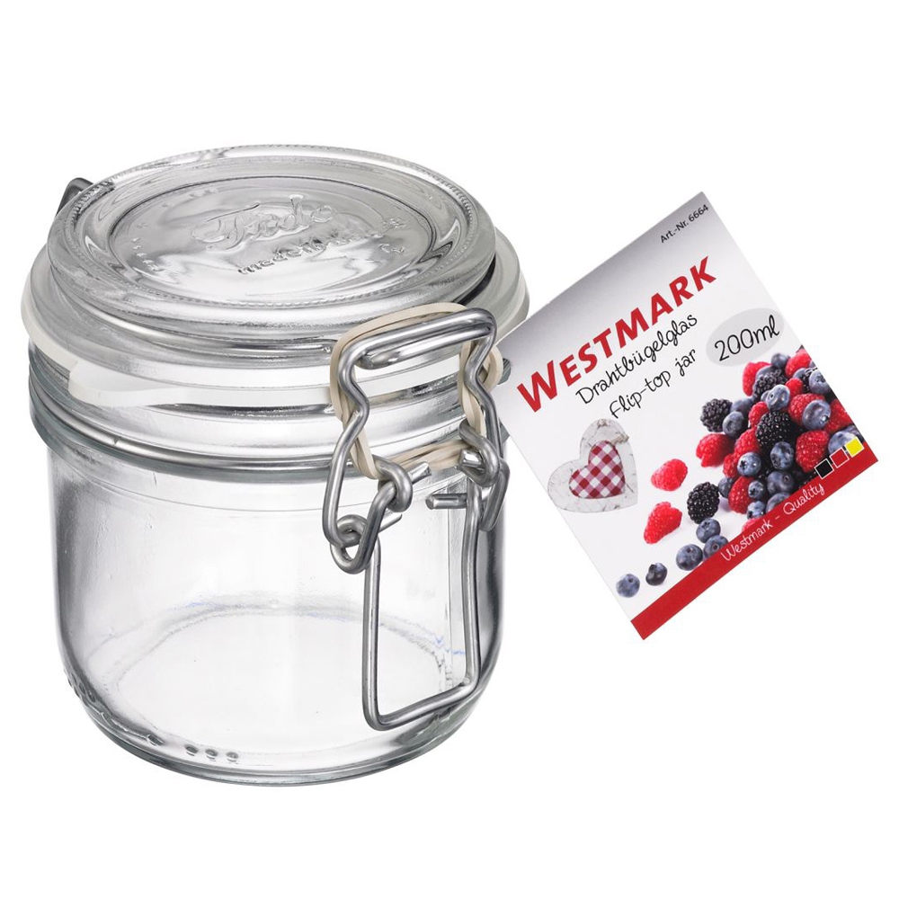 Westmark -  Drahtbügelglas 200 ml, ø 80 mm