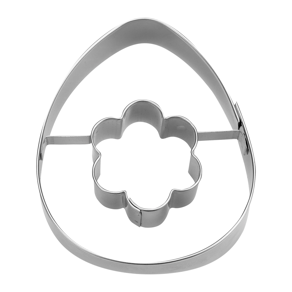 Städter - Cookie Cutter Egg with flower - 7 cm