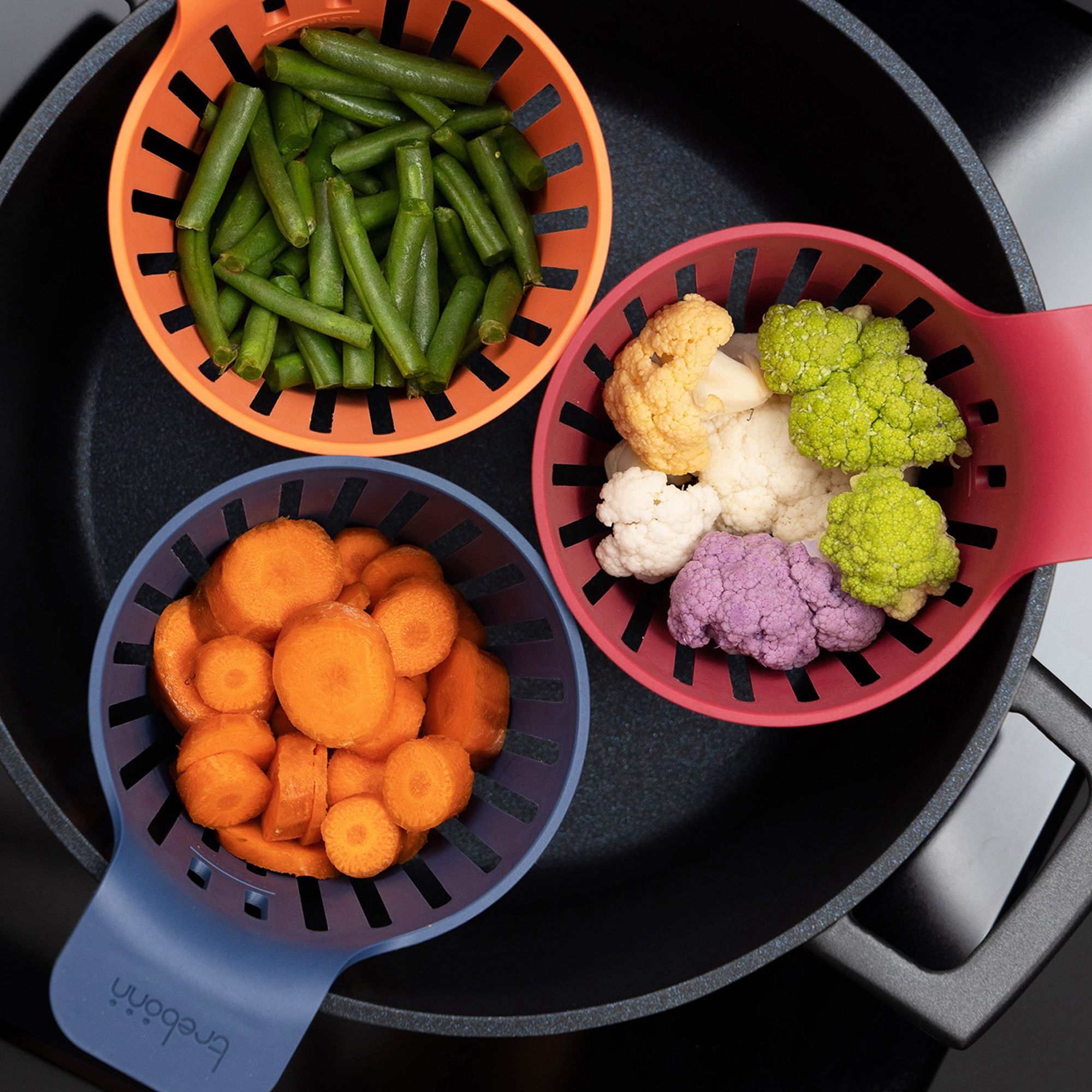 Trebonn - COOKIN´PODS Garkörbchen 3er-Set