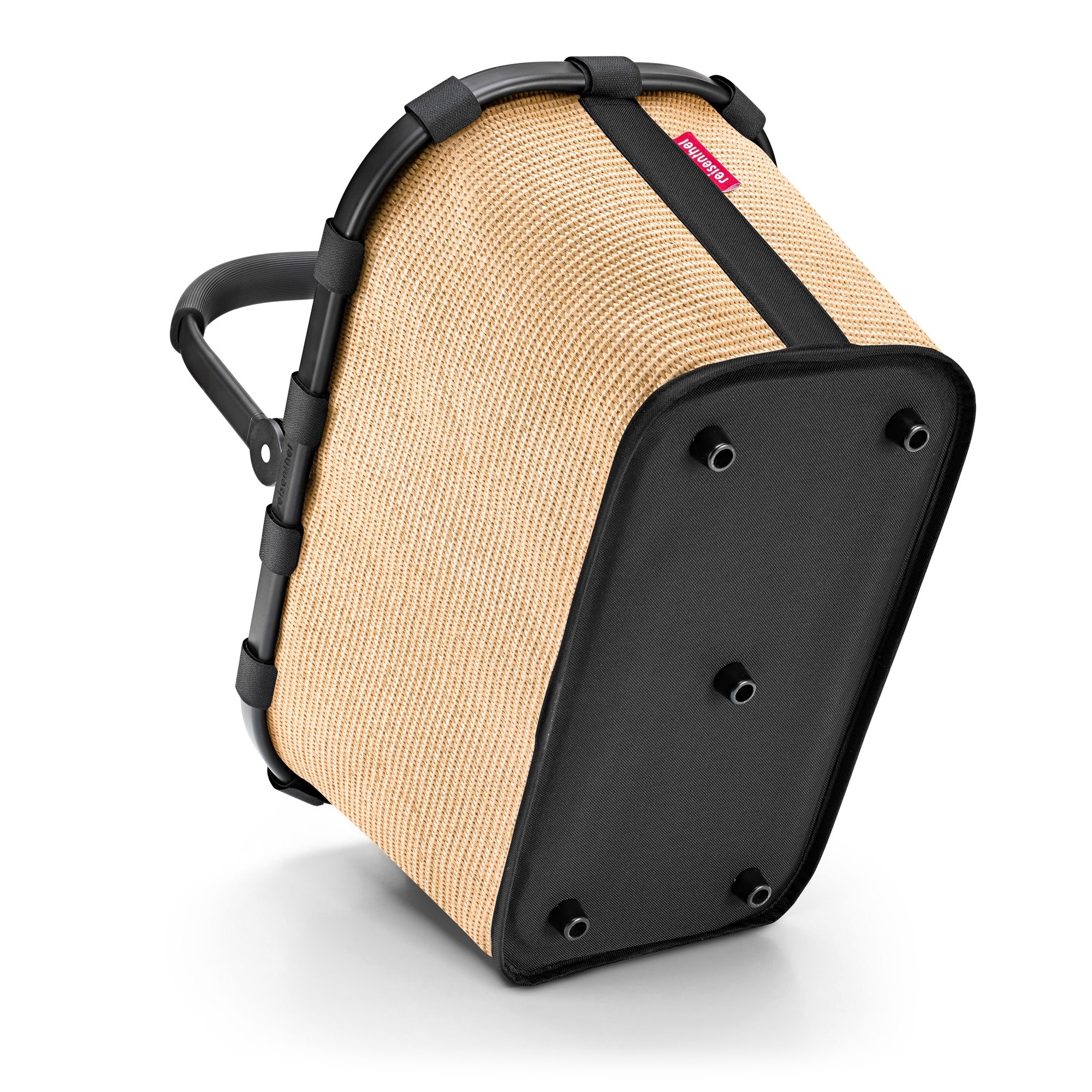 reisenthel - carrybag - frame raffia black reisenthel - carrybag - frame raffia black