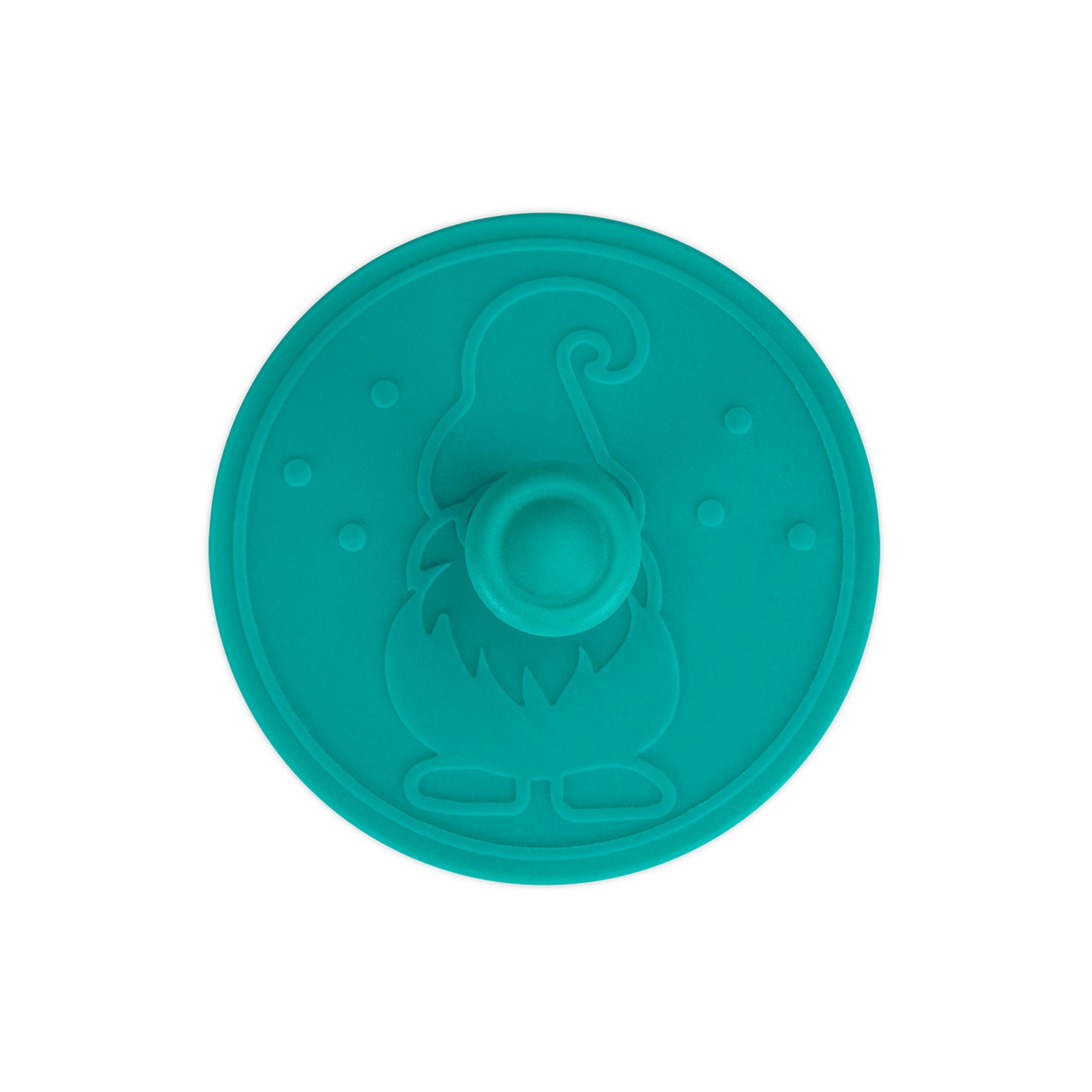 Städter - Embossing cookie cutter gnome - 7 cm - turquoise