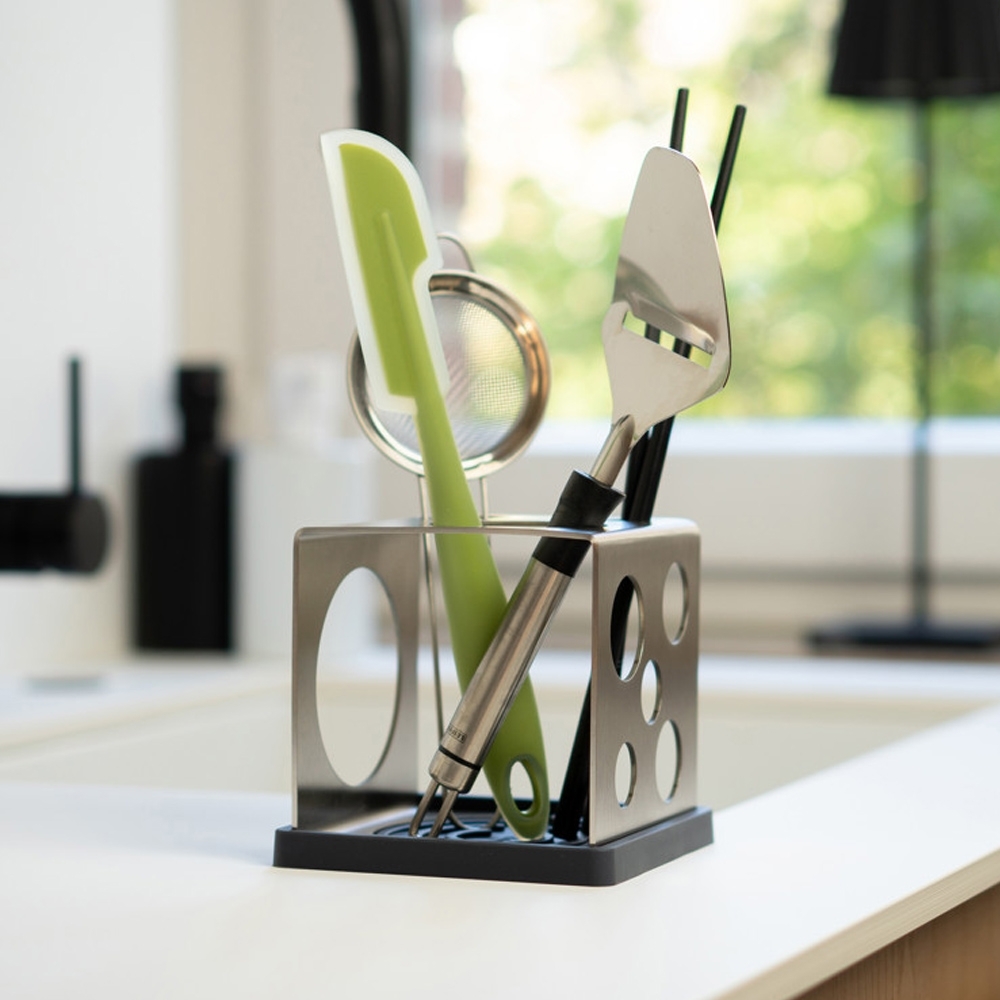 Bainstream - dri.cube steel | Abtropfbehälter Edelstahl