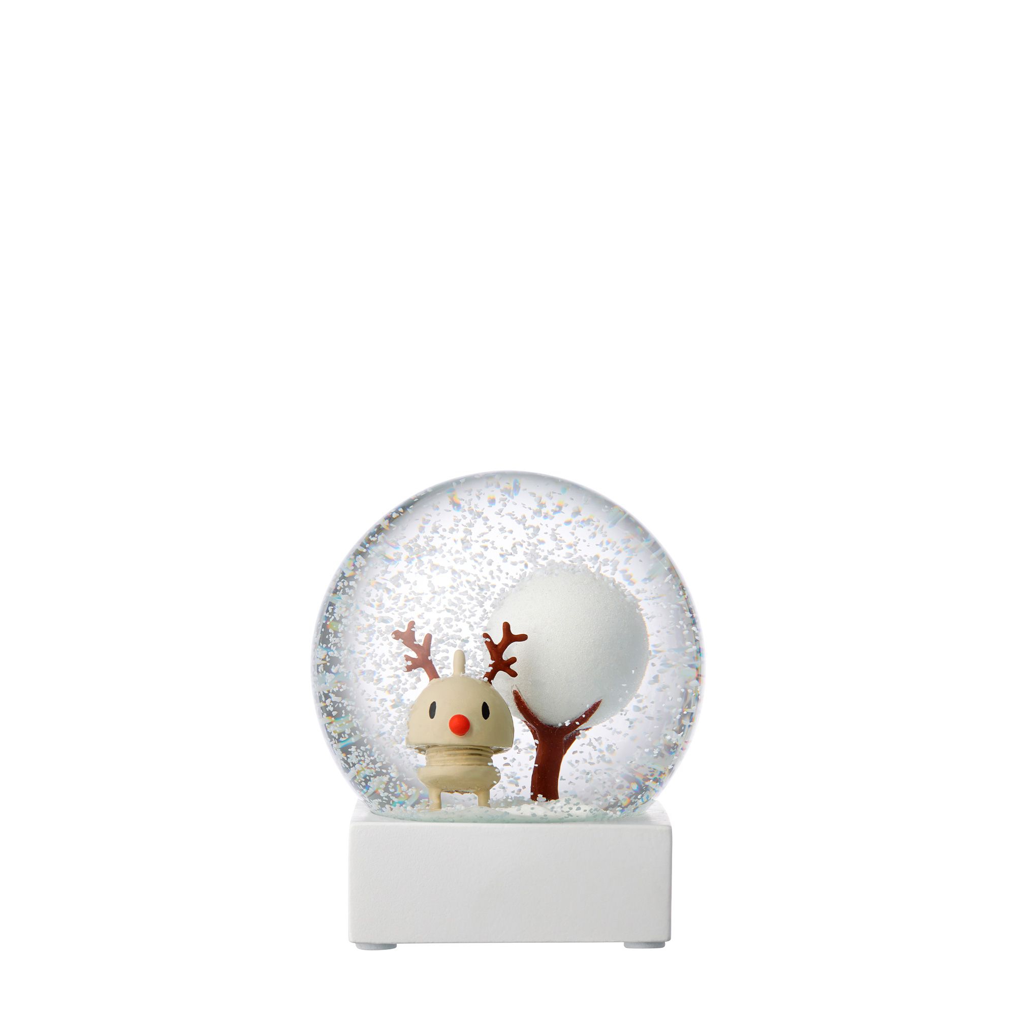 Hoptimist - Reindeer Snow Globe - L - Latte