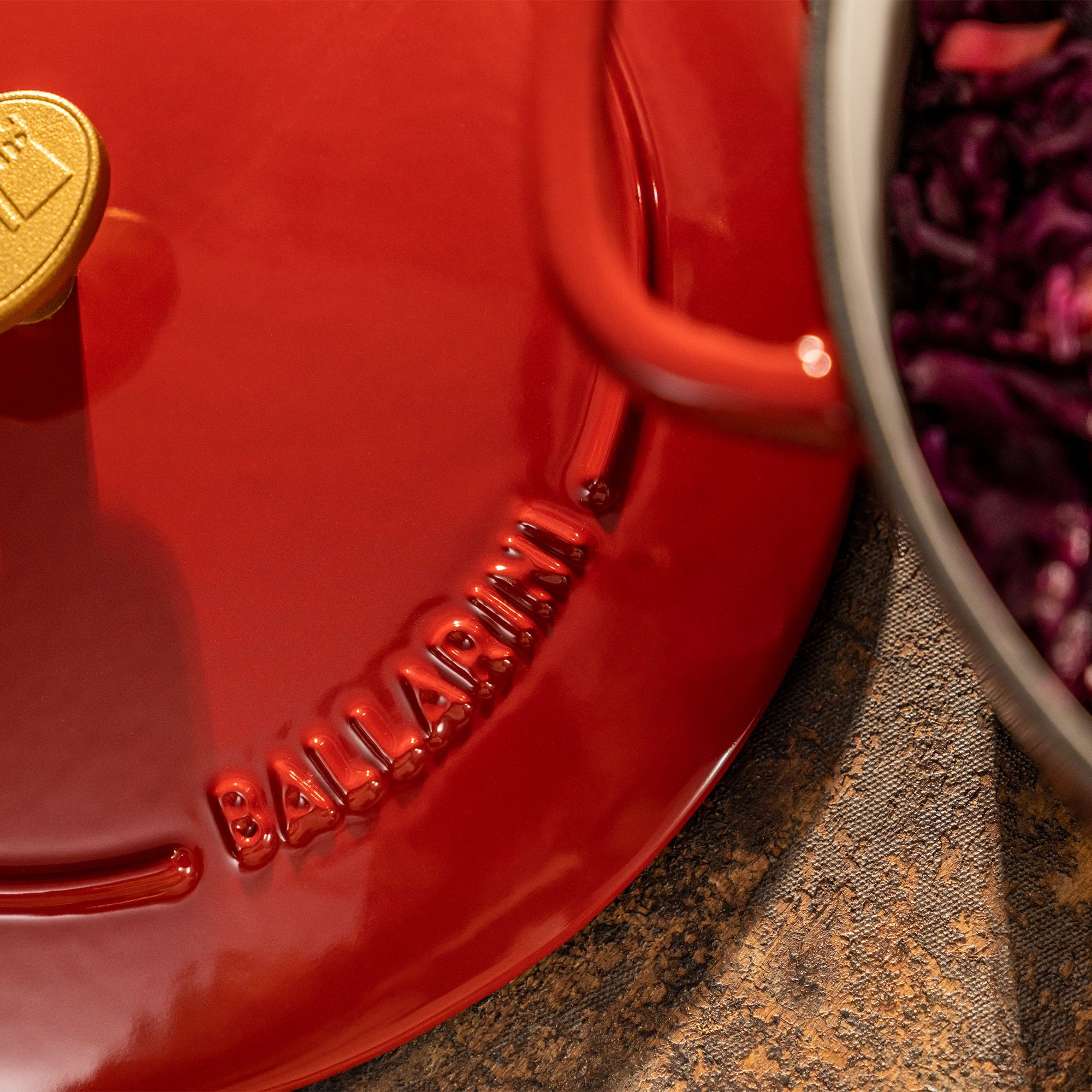 BALLARINI - Cocotte | Bellamonte | round | 24 cm | Red