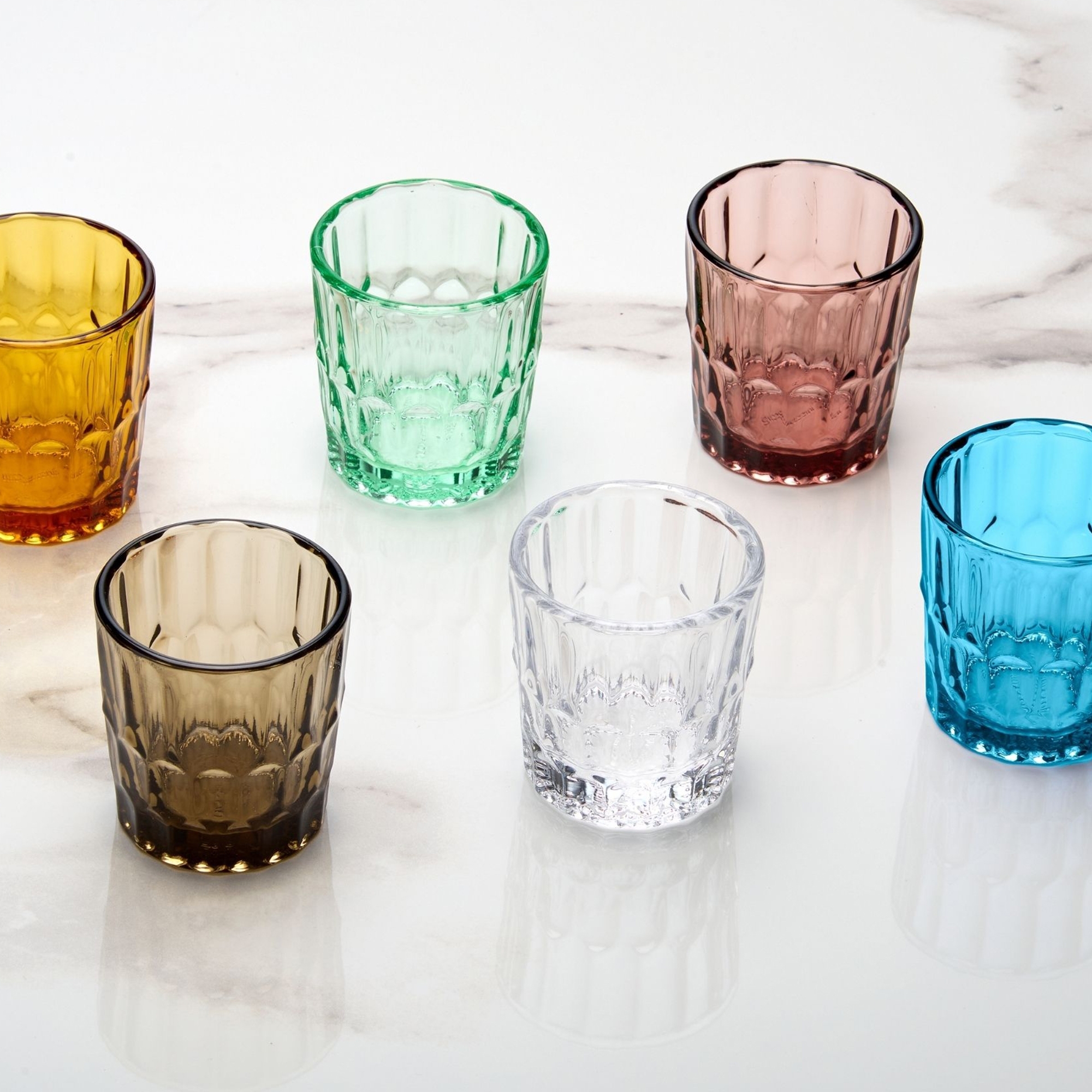 Guzzini - Set of 6 shot glasses ‘Vanity’ - assorted colours