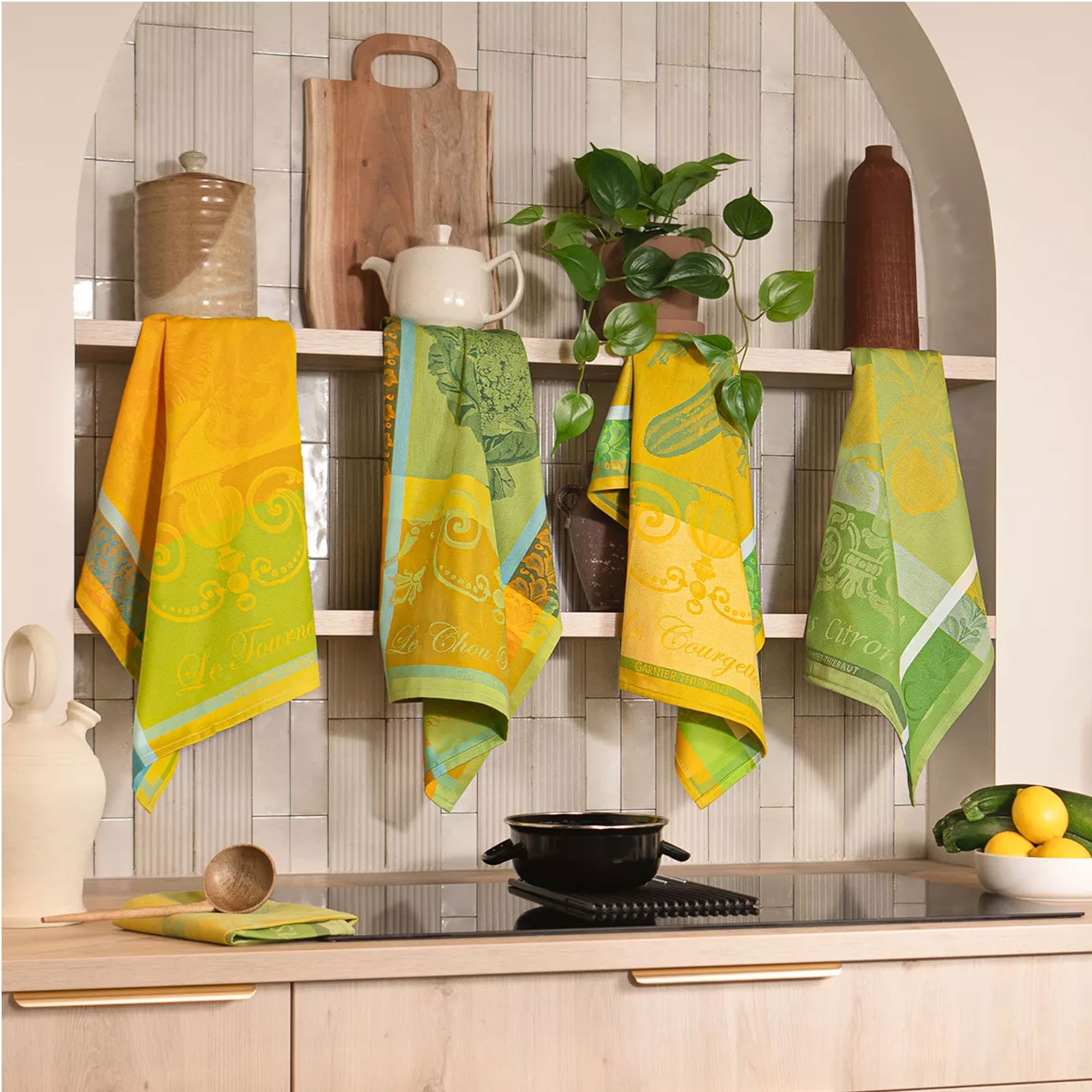 Garnier-Thiebaut Geschirrtuch - Les Corgettes Jonquille Garnier-Thiebaut Geschirrtuch - Les Corgettes Jonquille