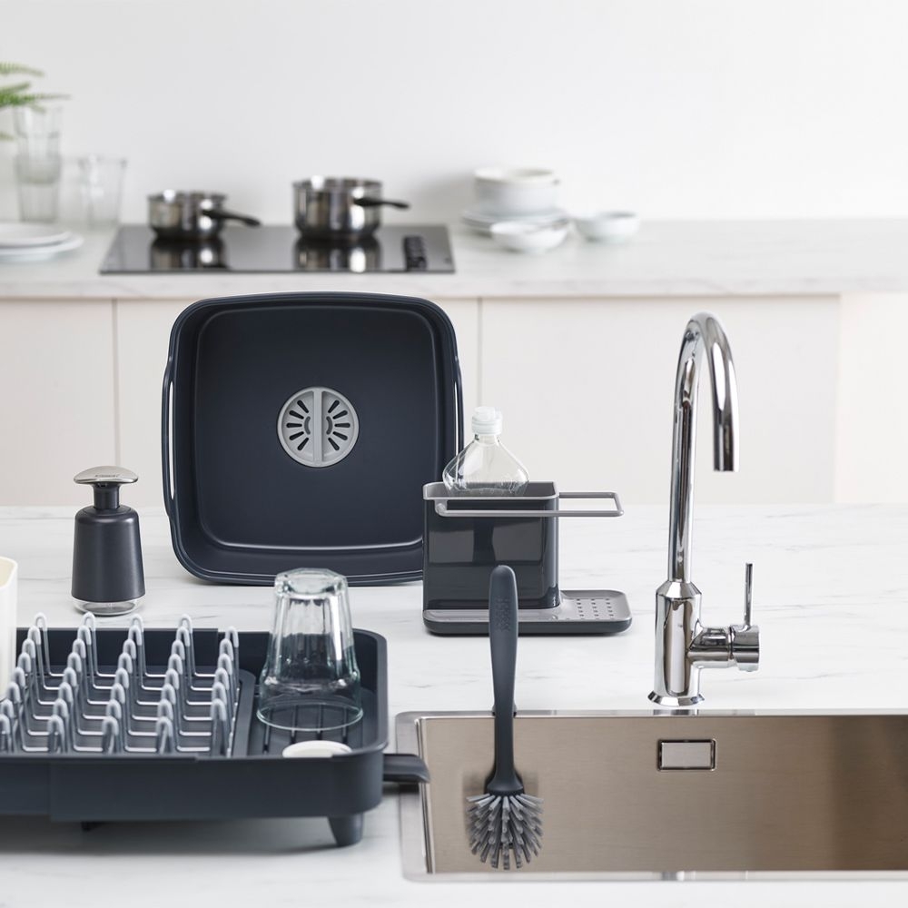 Joseph Joseph - Edge™ Sink Brush - Dunkelgrau/Grau Joseph Joseph - Edge™ Sink Brush - Dunkelgrau/Grau