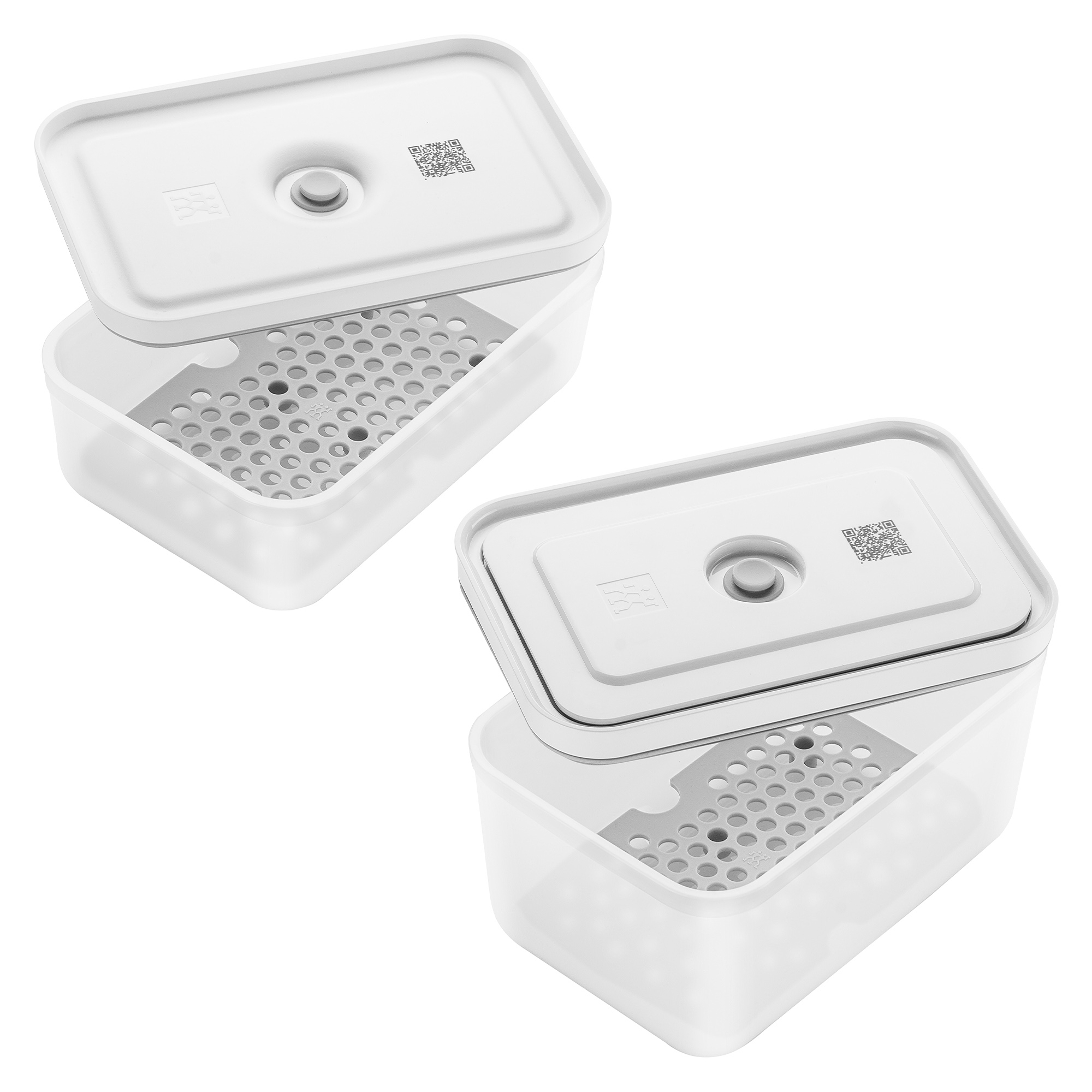 ZWILLING - Draining rack for plastic boxes | Fresh & Save | Vacuum accessory set | 2 pieces
